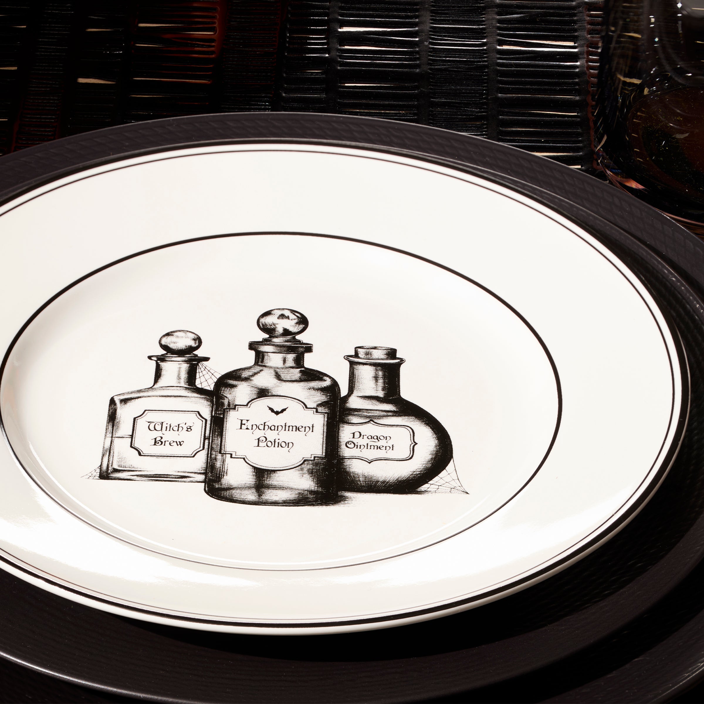 Vintage Halloween Dessert Plates Set of 4 - Image 10