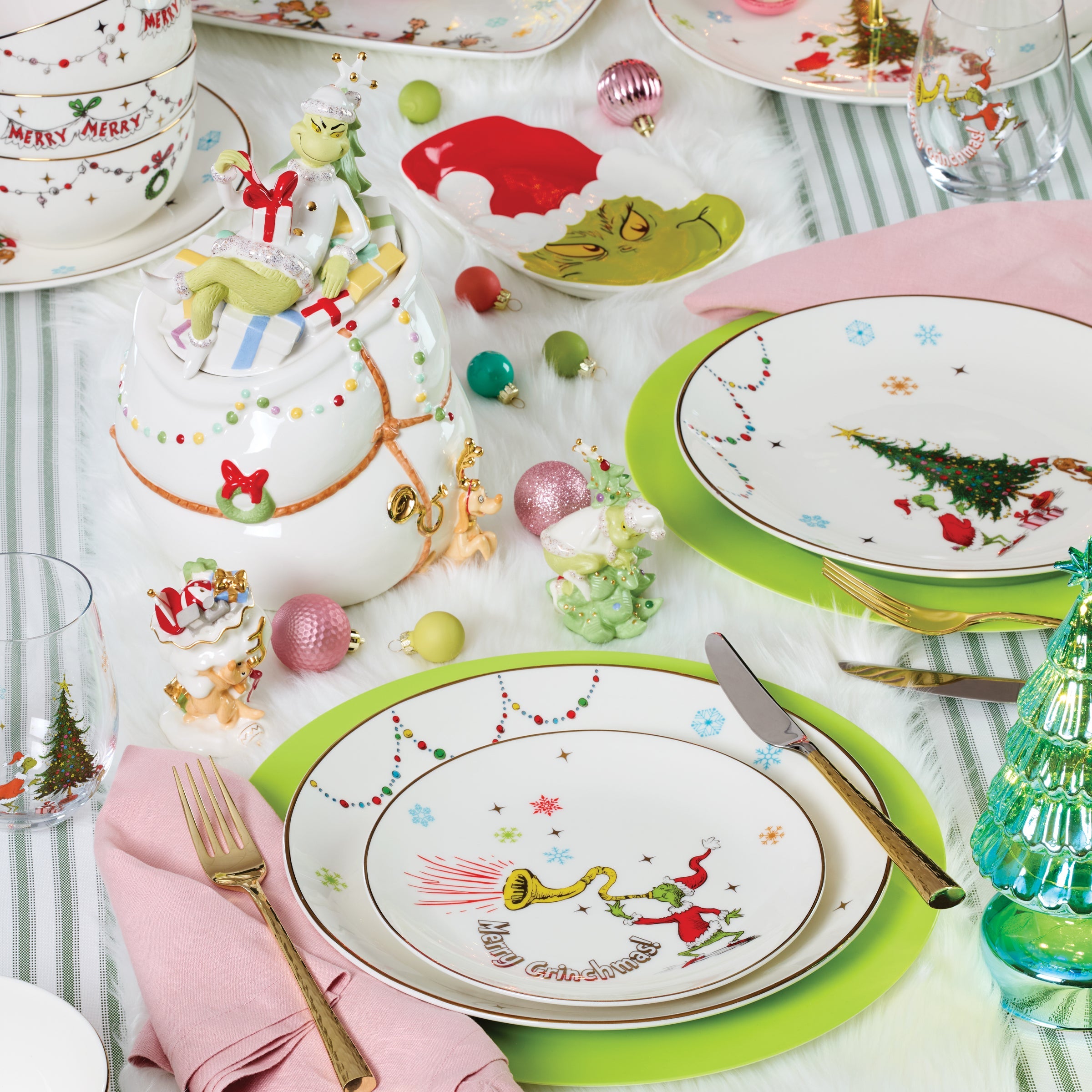 Alternative view of Merry Grinchmas Candy Dish