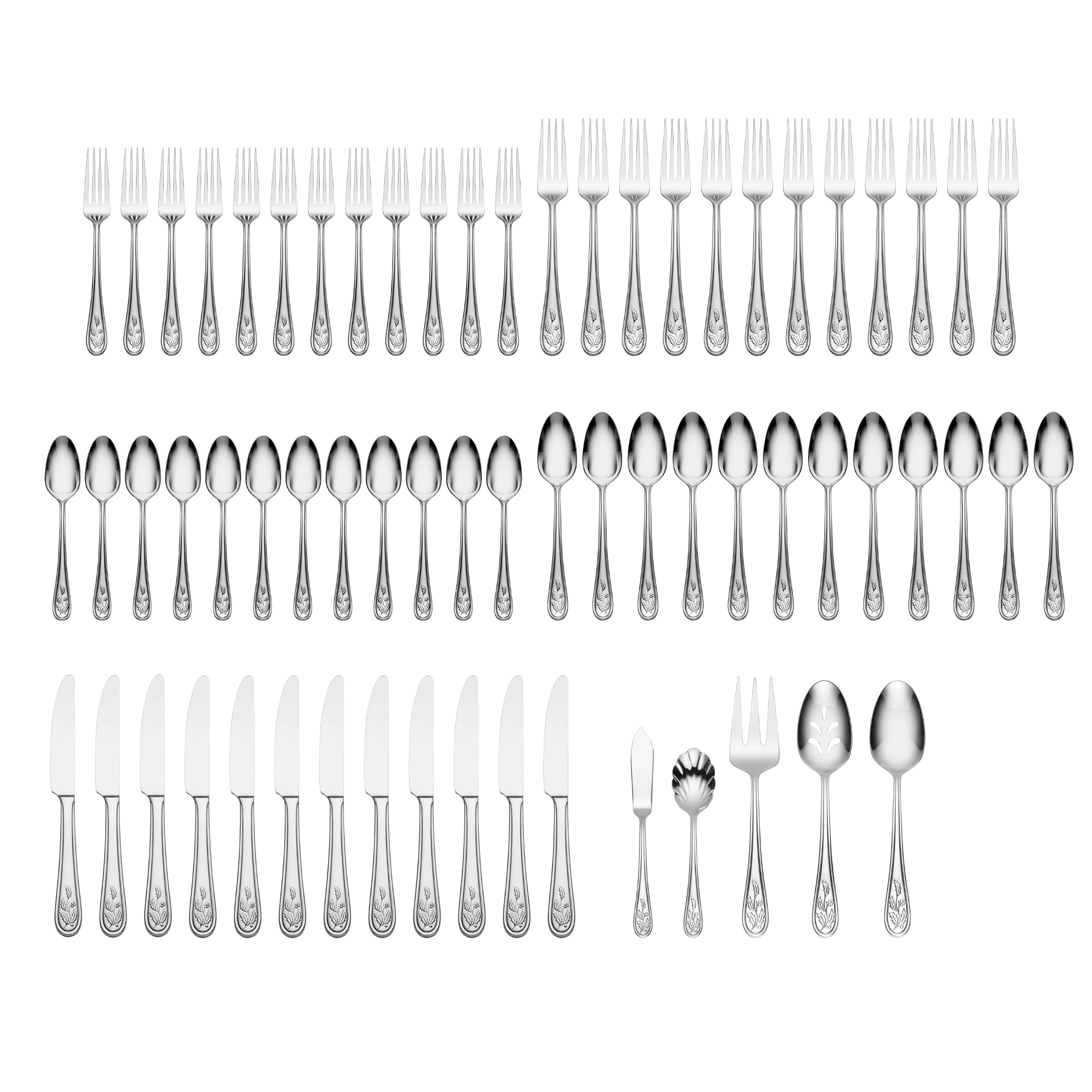 Alternative view of Holiday 65 Piece Flatware Set