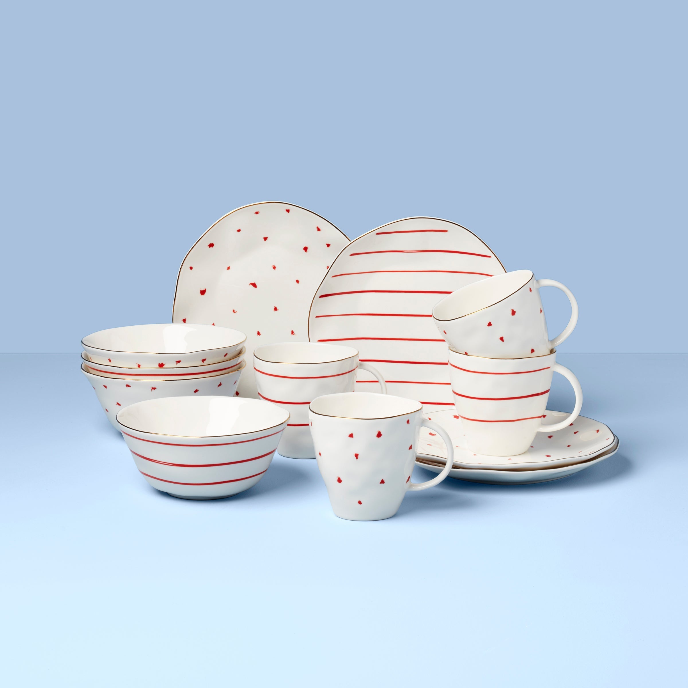 Garnet Bay 12 Piece Dessert Set