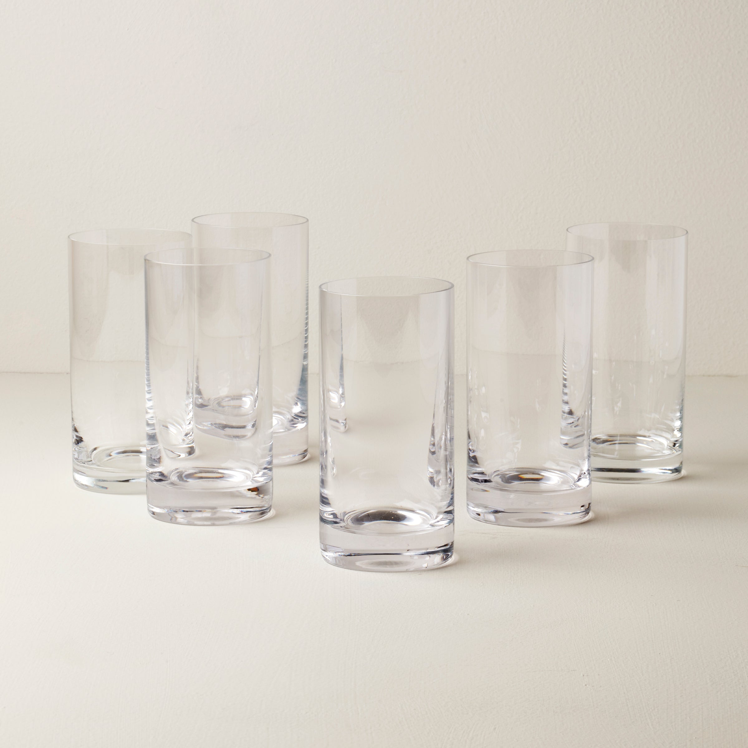 Tuscany Classics Cylinder Highball Glasses   Set Of 6