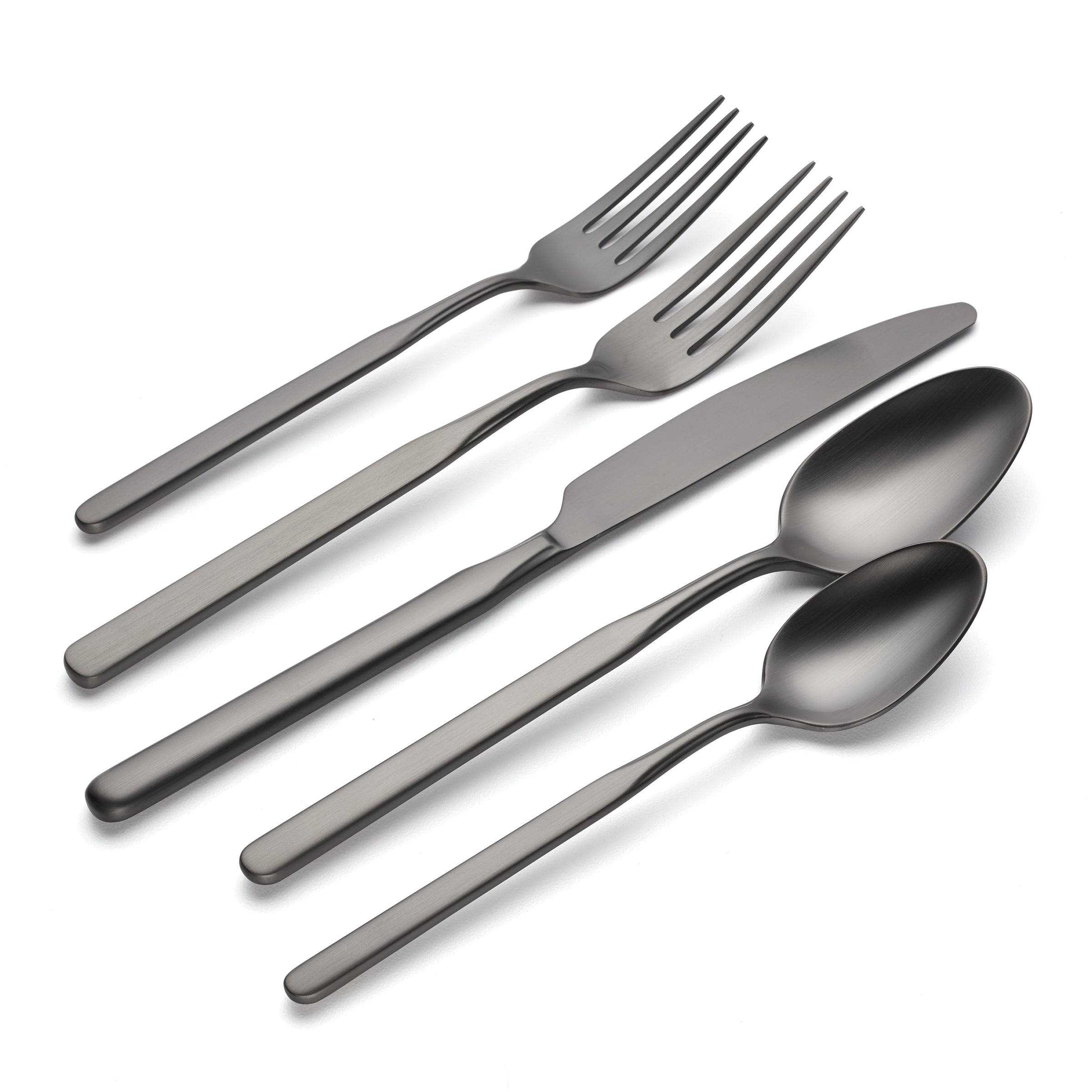 Alternative view of Mercer Gunmetal 5 Piece Place Setting