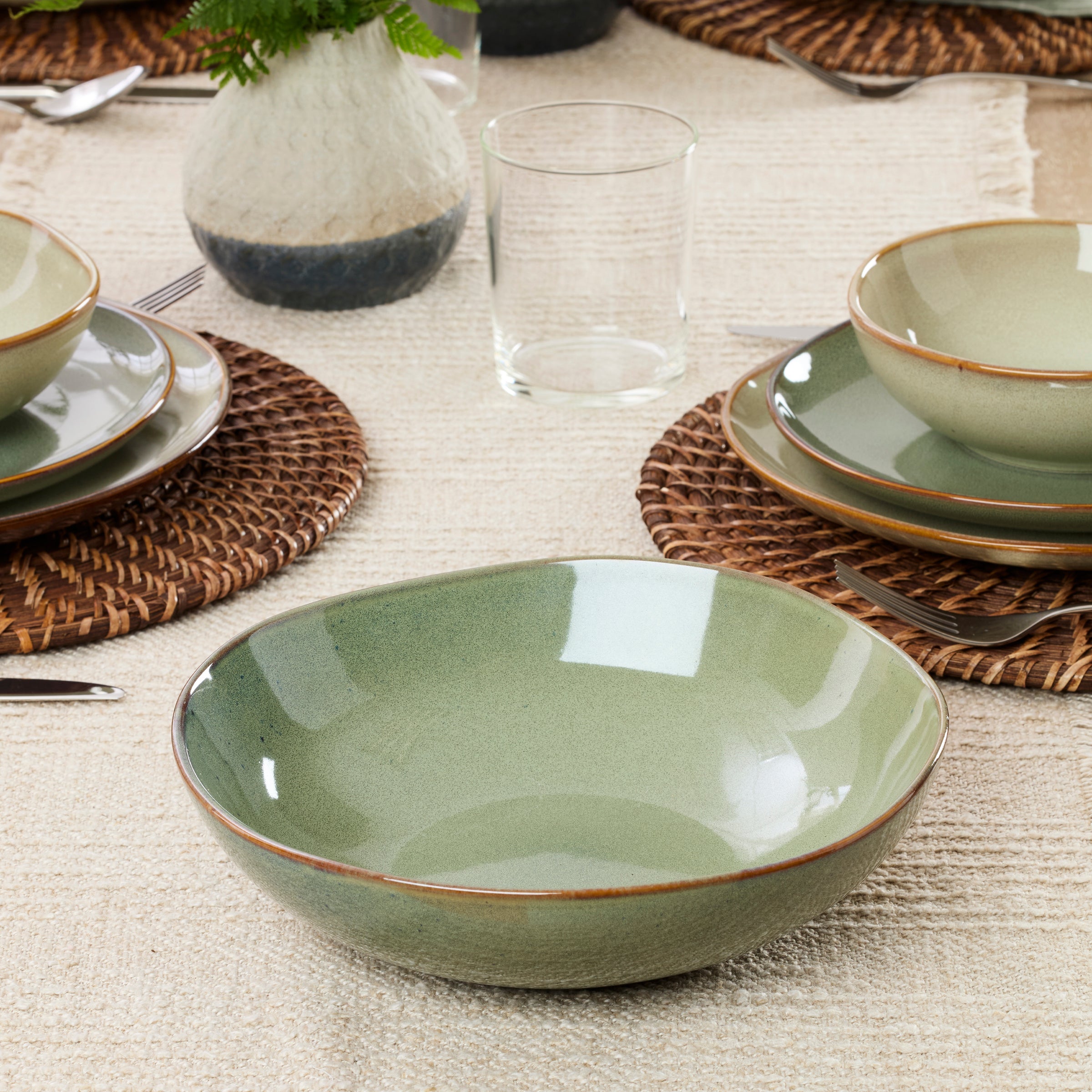 Organic Shades Green 2 Piece Serving Set - Image 4
