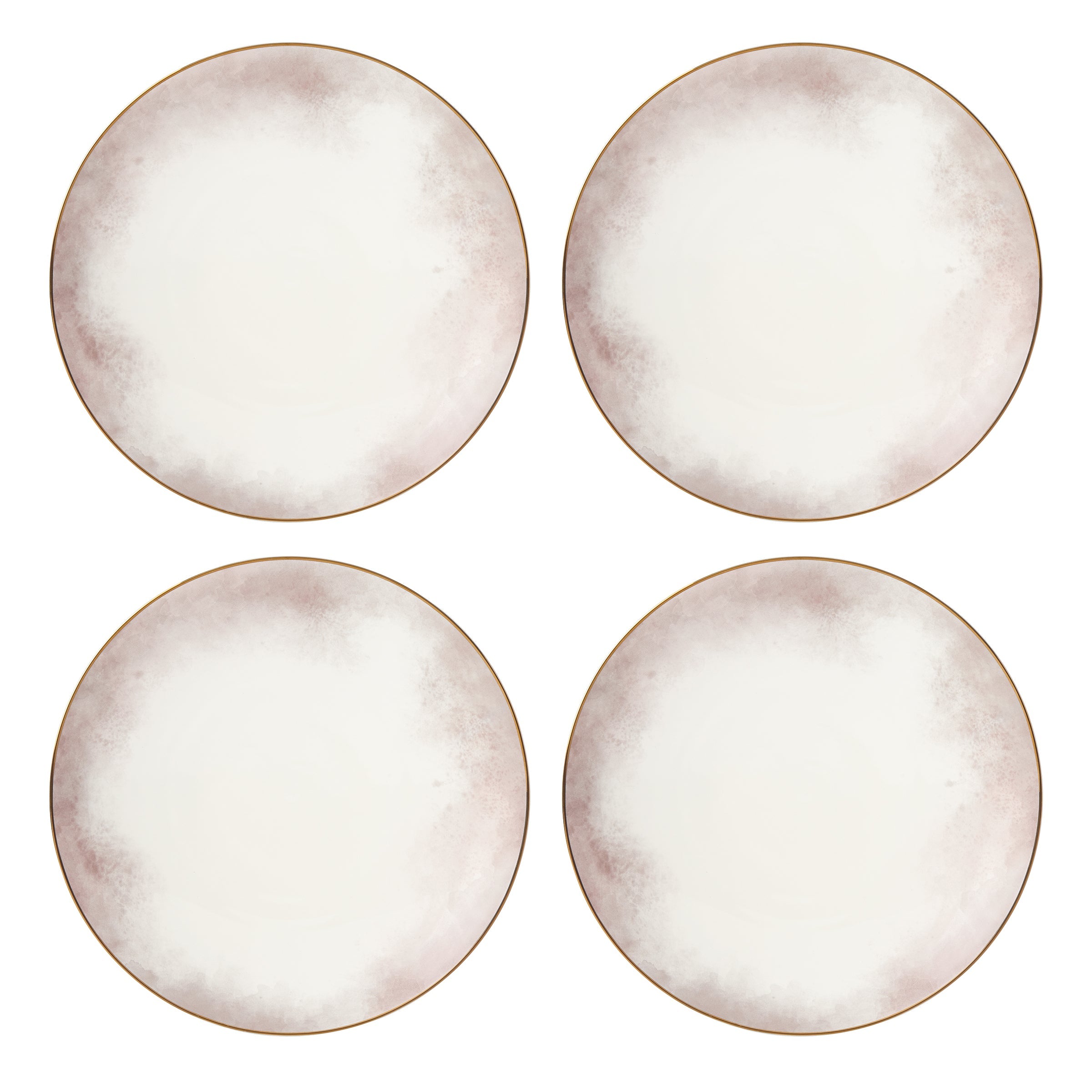 Trianna Coupe Dinner Plates   Set of 4