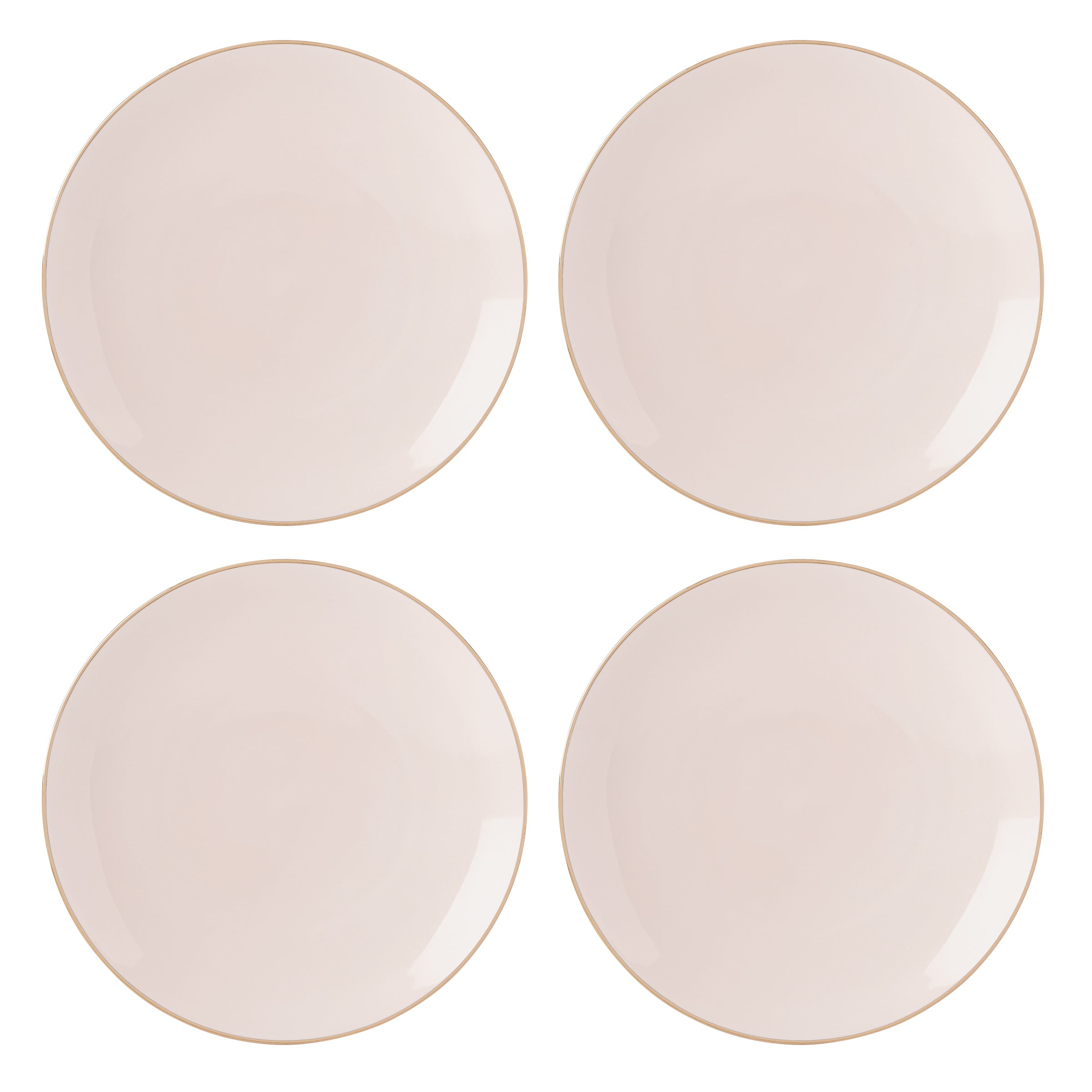 Trianna Coupe Dinner Plates   Set of 4