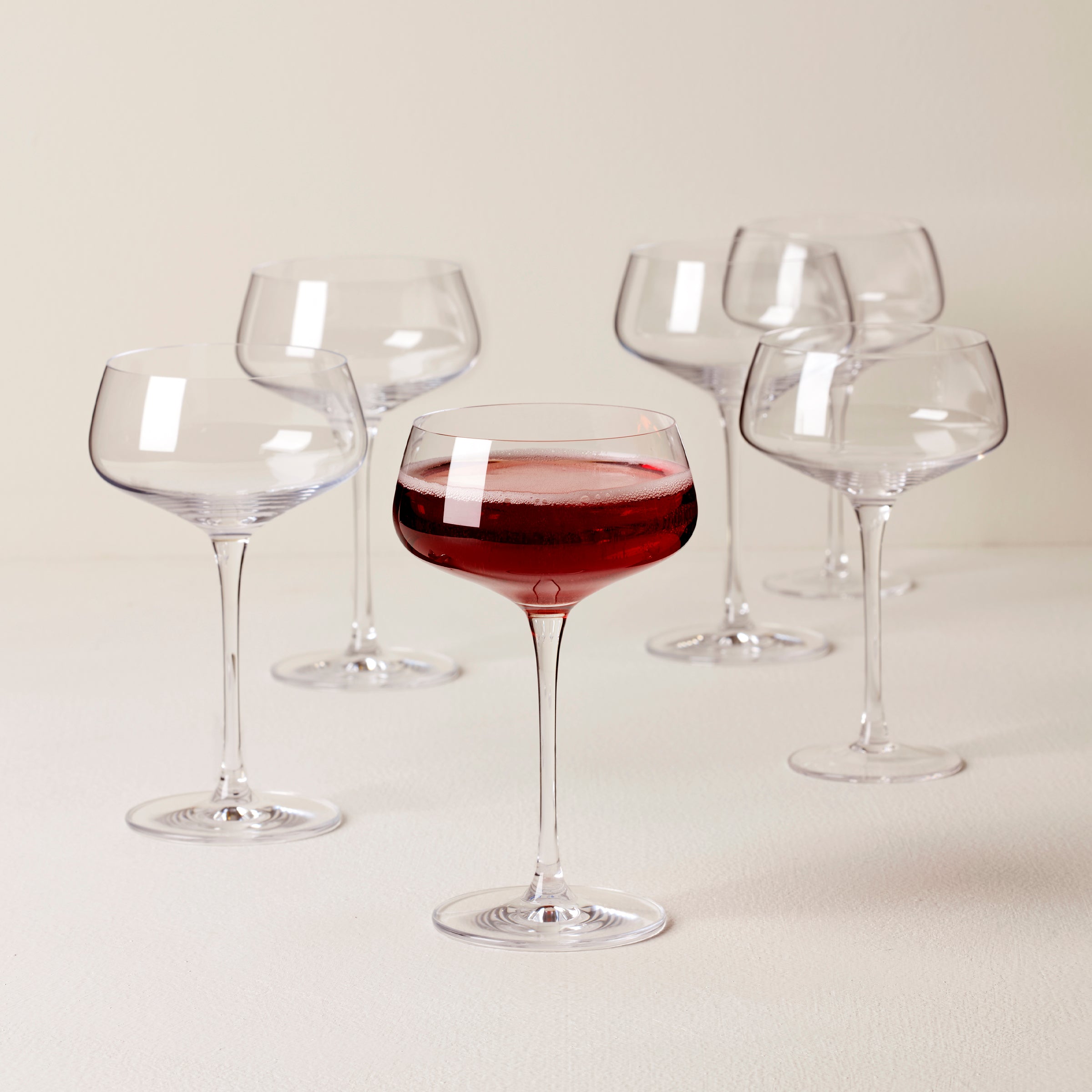 Alternative view of Tuscany Classics Angled Coupe Glasses   Set Of 6