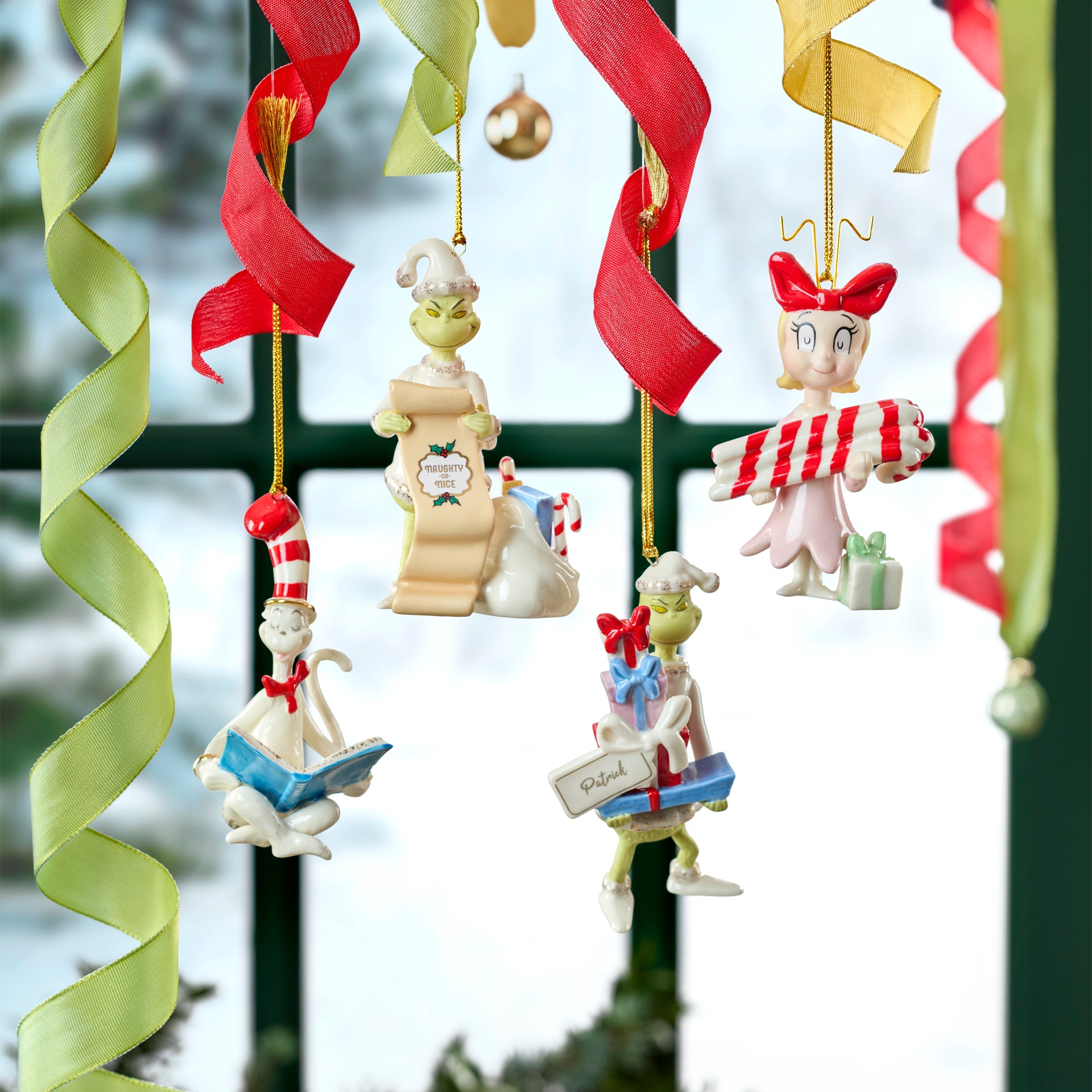 Alternative view of Personalized Grinch Ornament