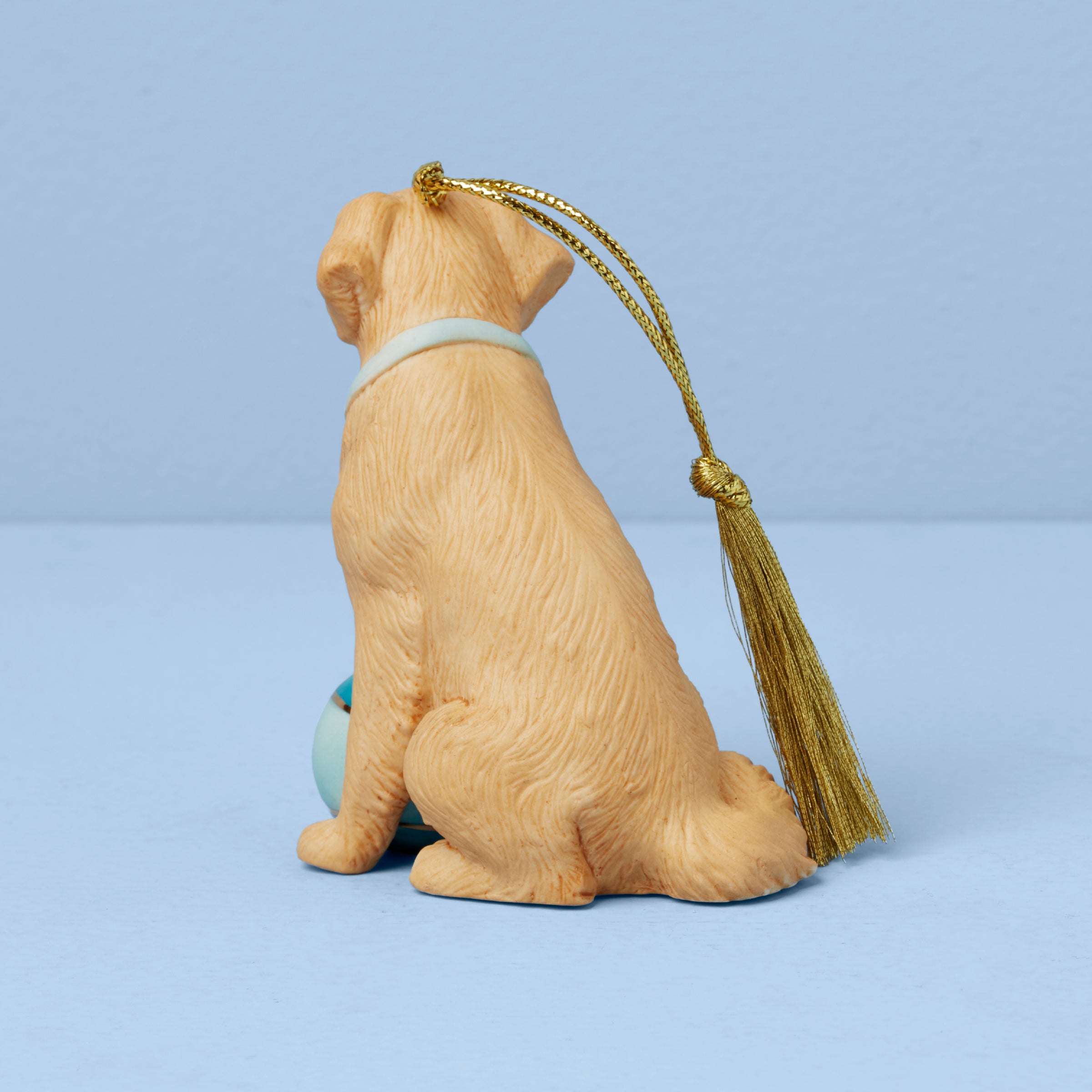 Alternative view of Personalized Golden Retriever Ornament
