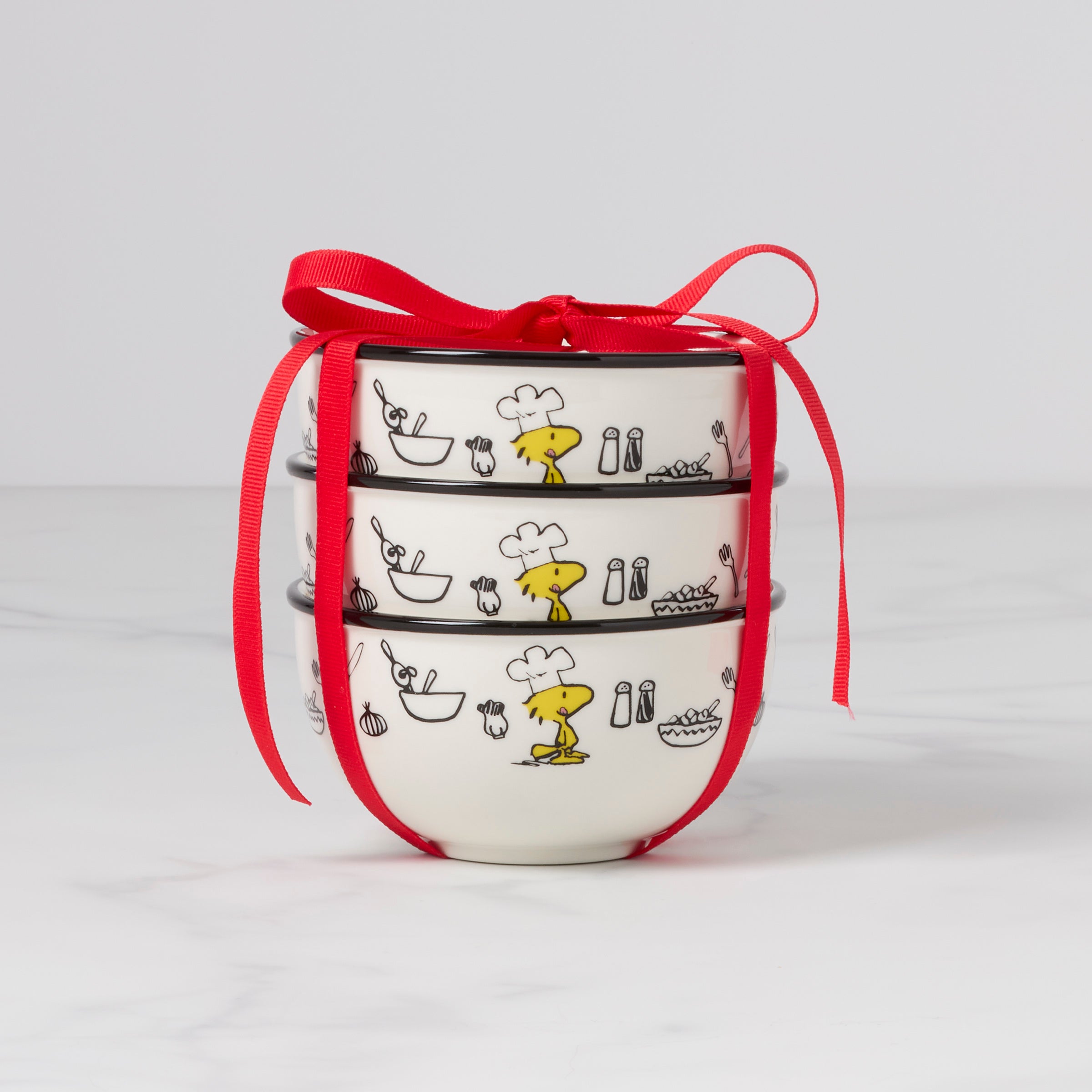 Chef Snoopy Mini Bowls   Set Of 3