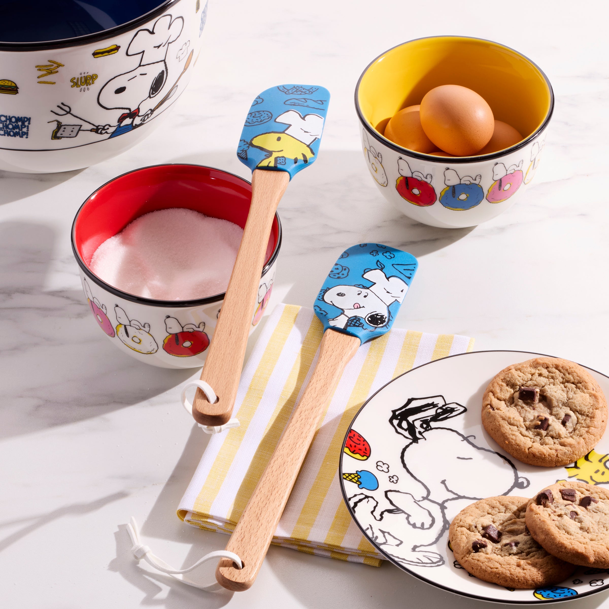 Alternative view of Chef Snoopy Spatulas   Set Of 2   Blue