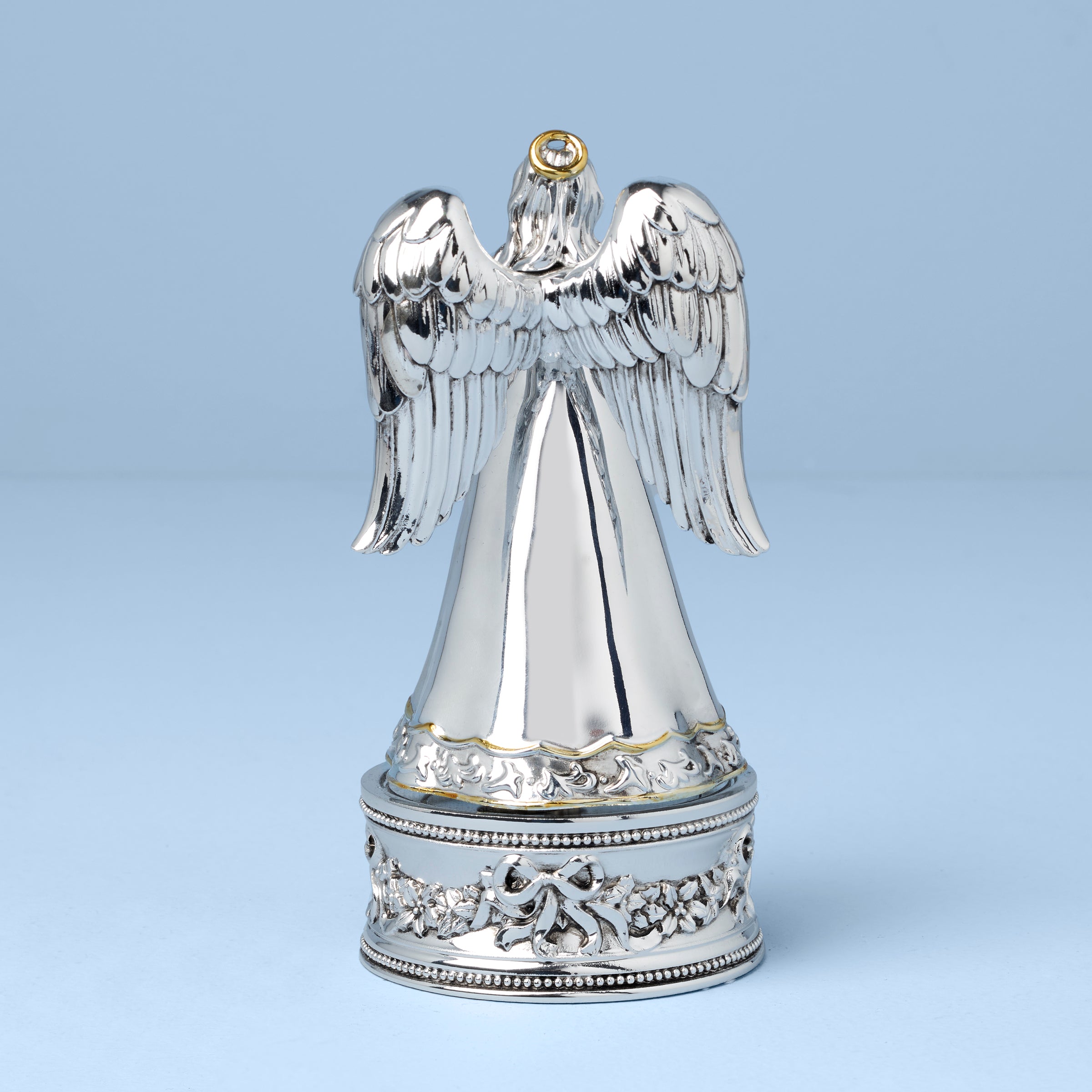 Alternative view of Vintage Musical Angel Silverplate Figurine