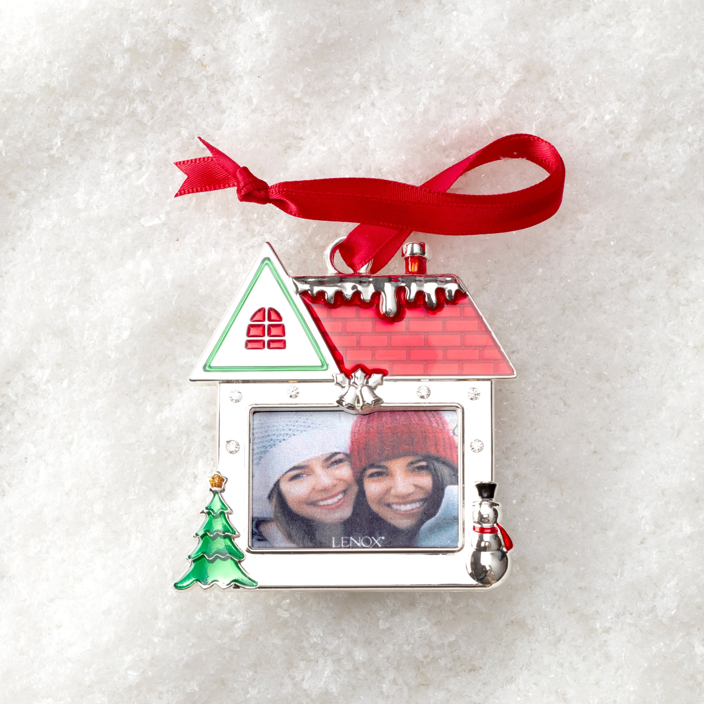 Alternative view of House Frame Silverplate Ornament