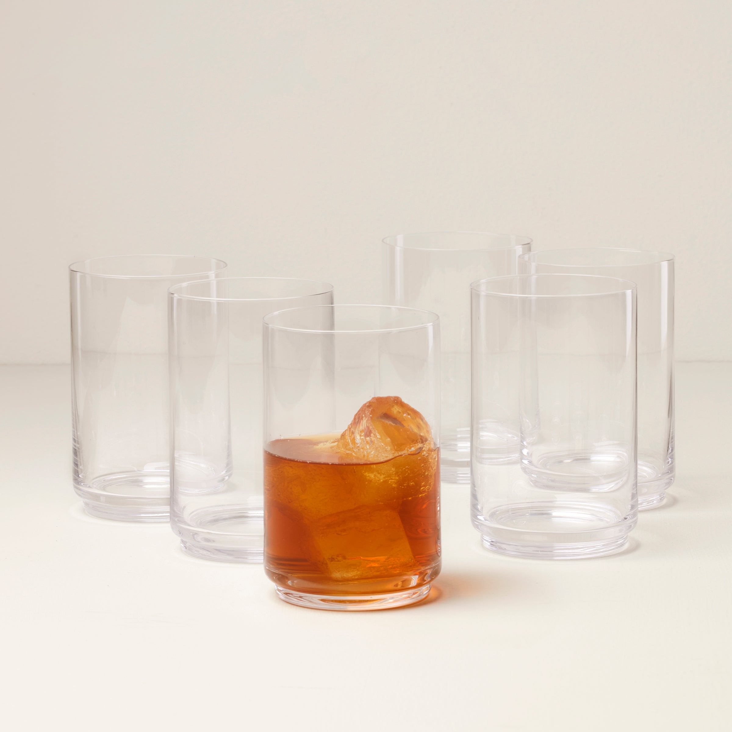 Alternative view of Tuscany Stackable Glass Coolers   Set Of 6