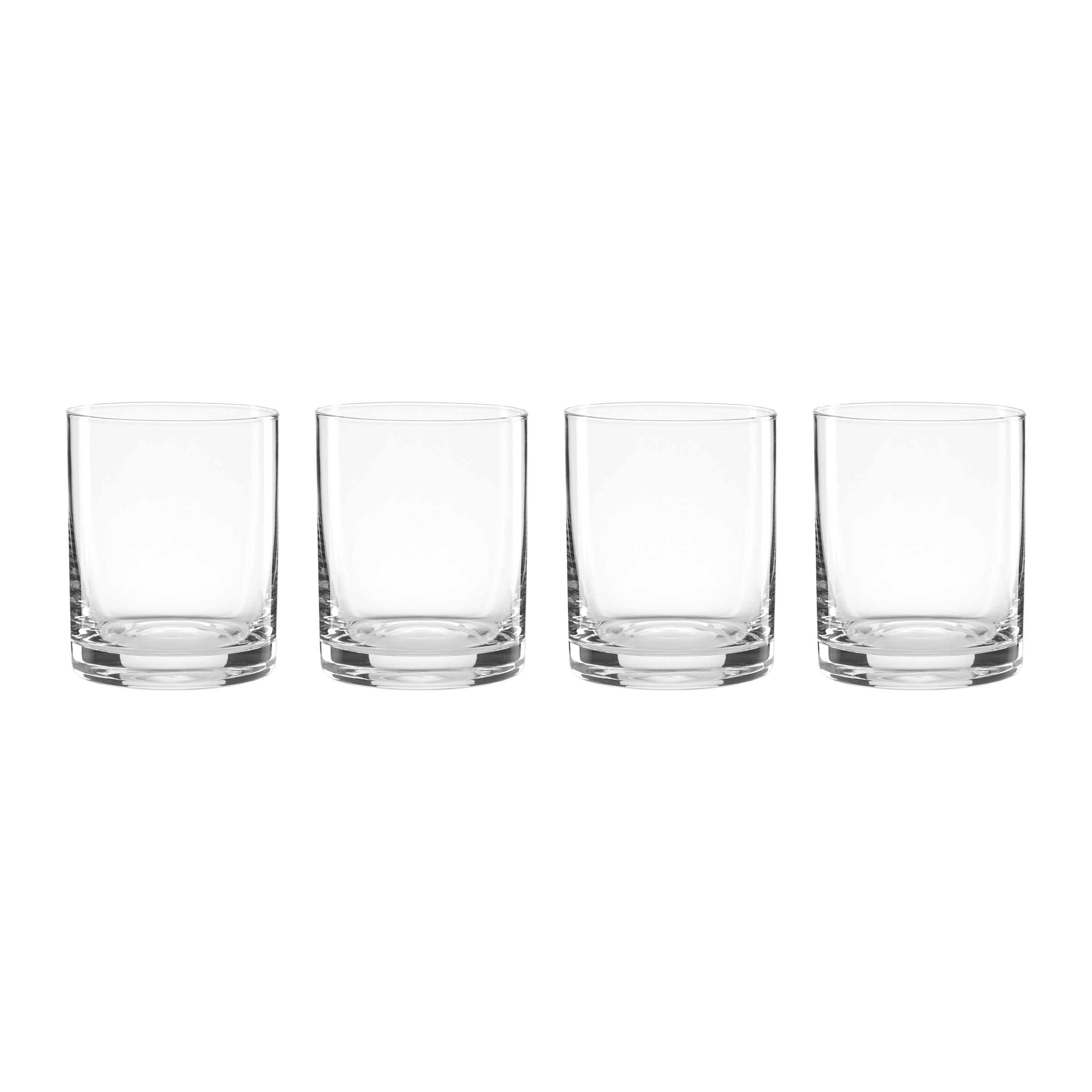 5 O'Clock Double Old Fashion Glasses Set Of 4