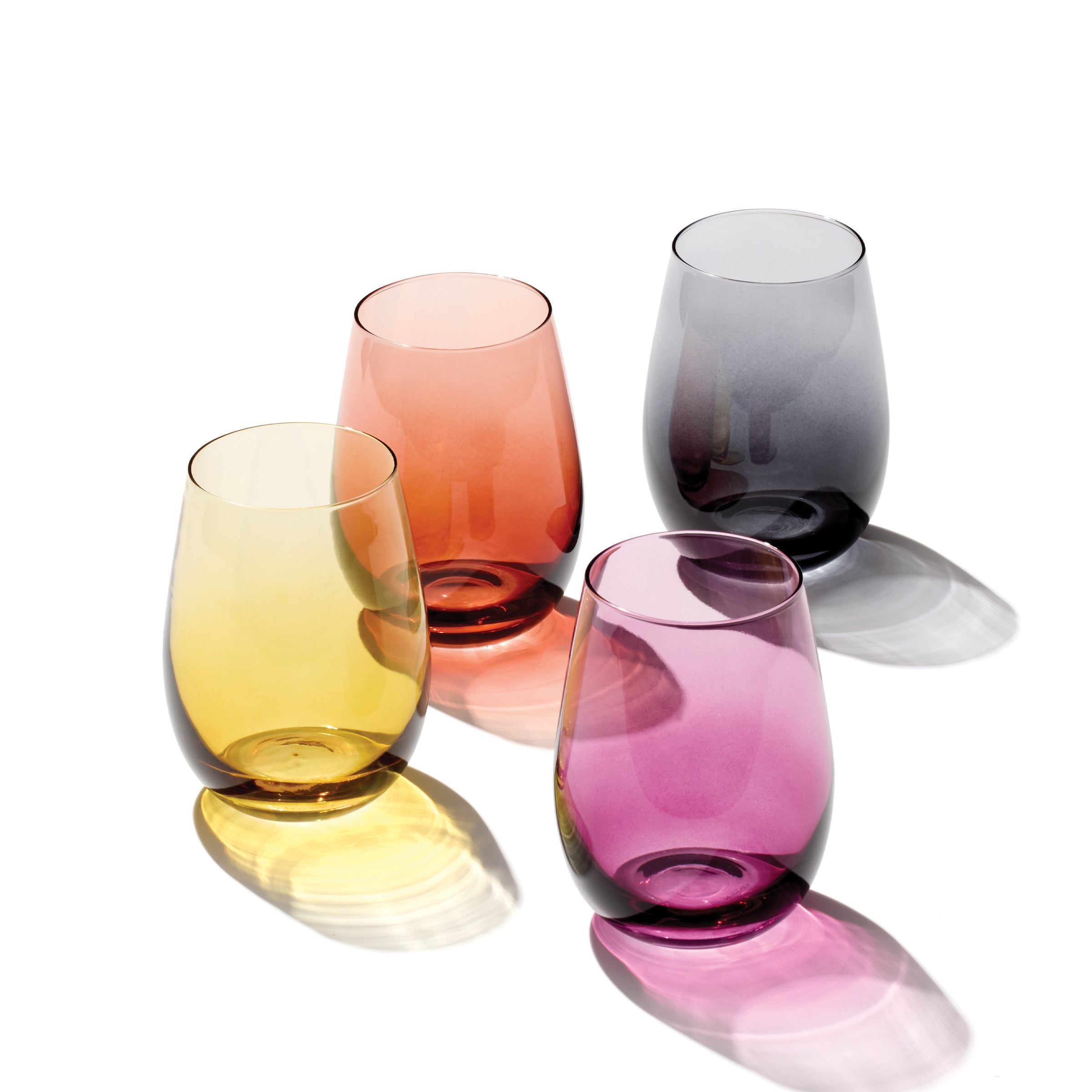 Golden Hour Stemless Wine Glasses Set Of 4 - Image 5