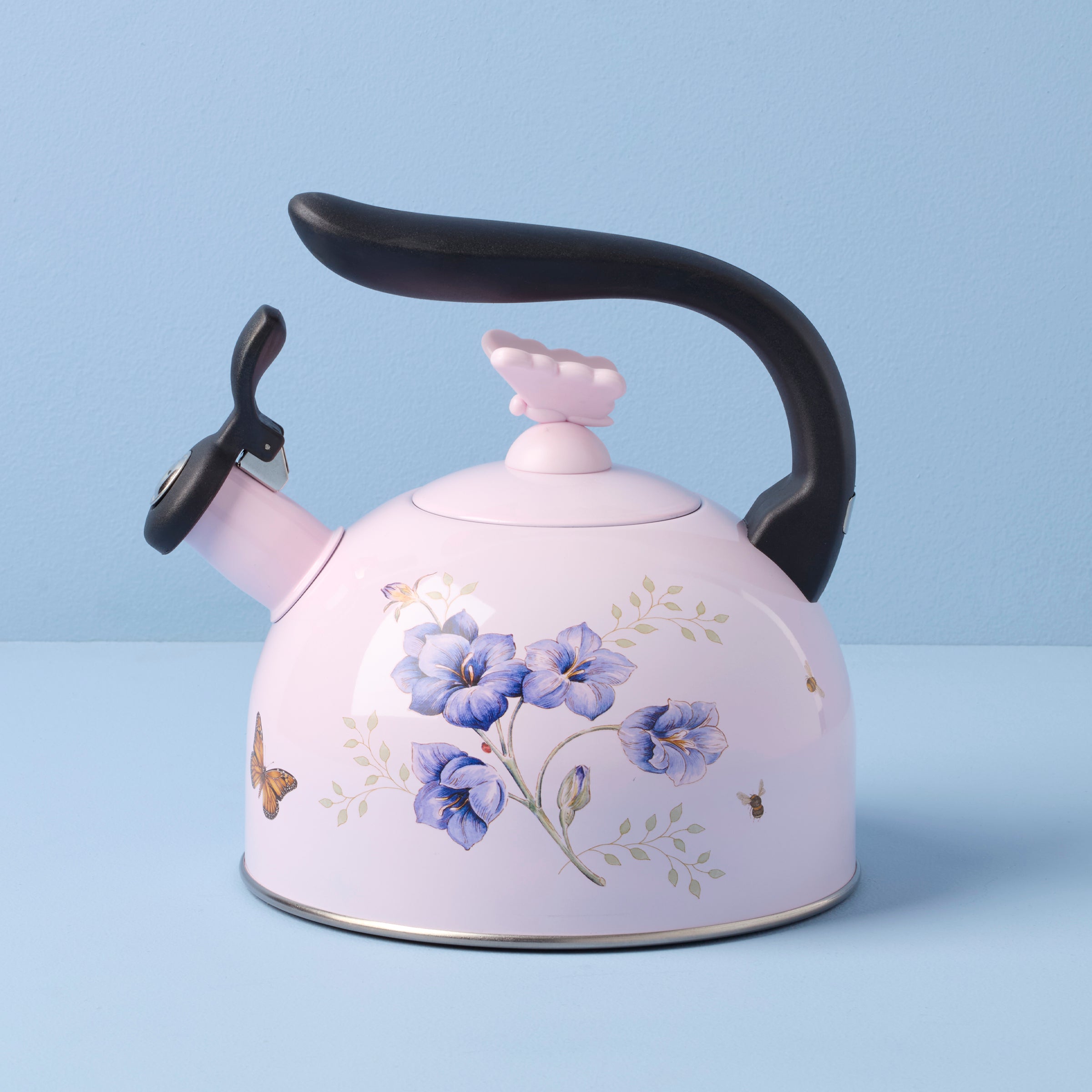 Alternative view of Butterfly Meadow Colors Tea Kettle