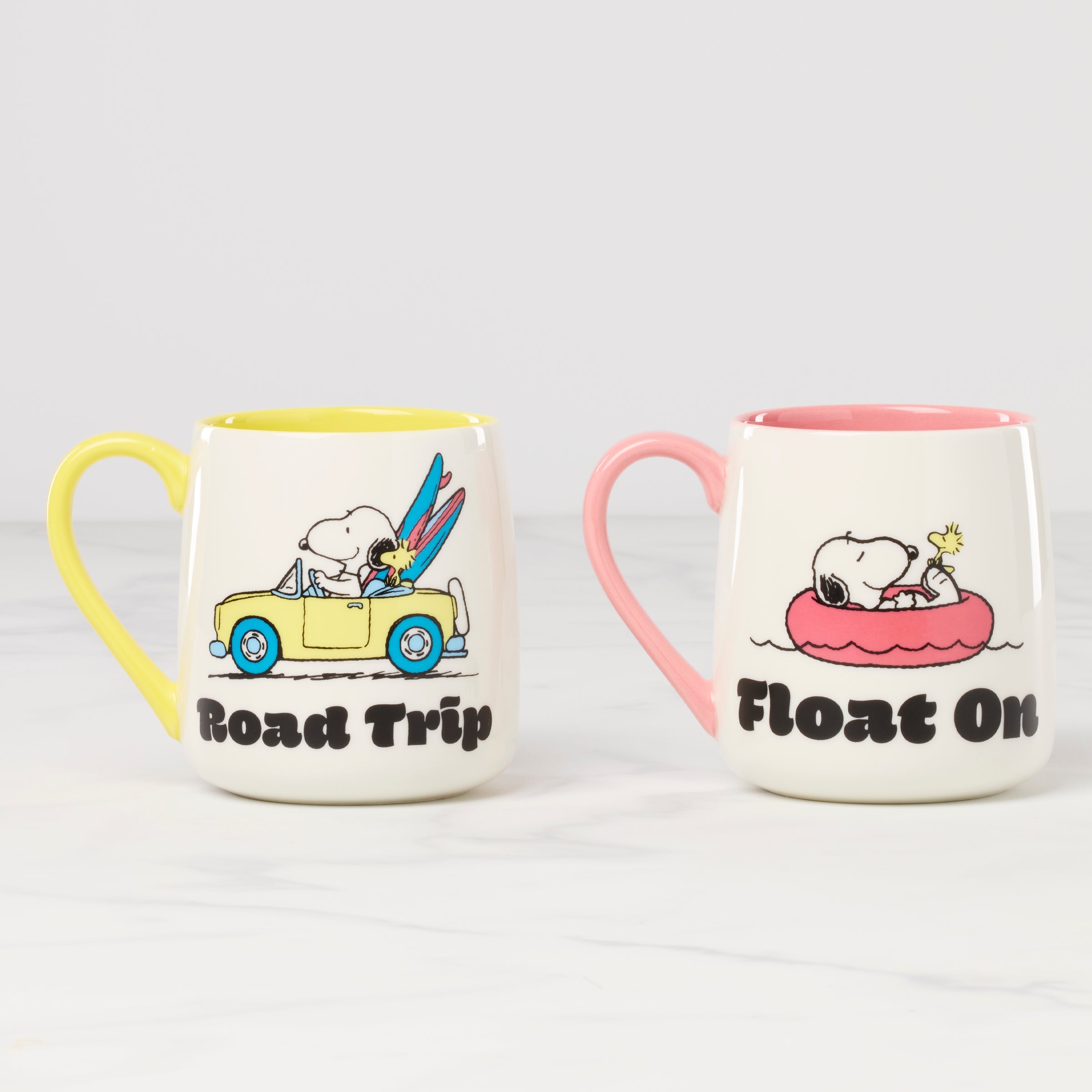 Alternative view of Peanuts Mugs   Set of 2   Road Trip Float On