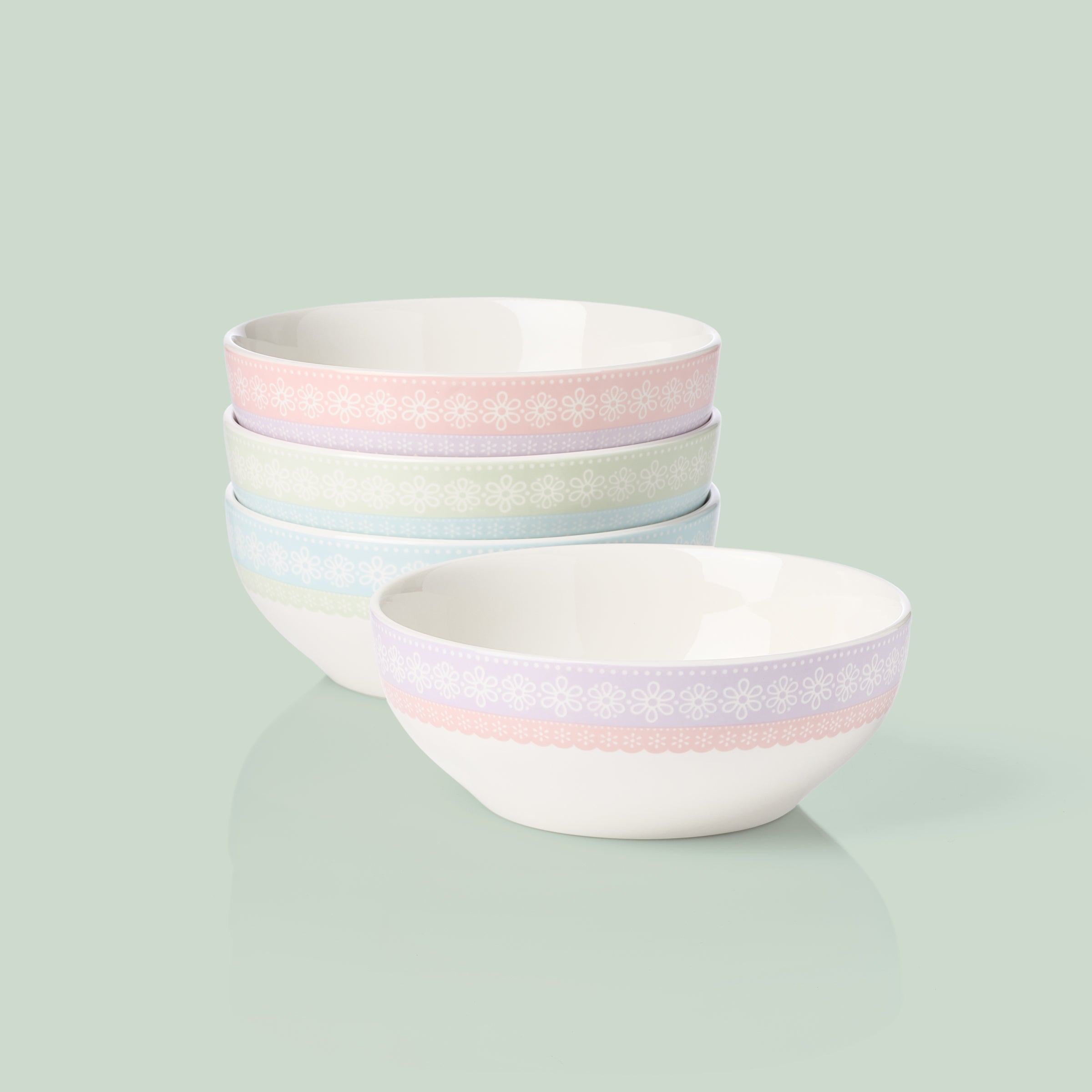Alternative view of Bunny Hop All Purpose Bowls   Set of 4