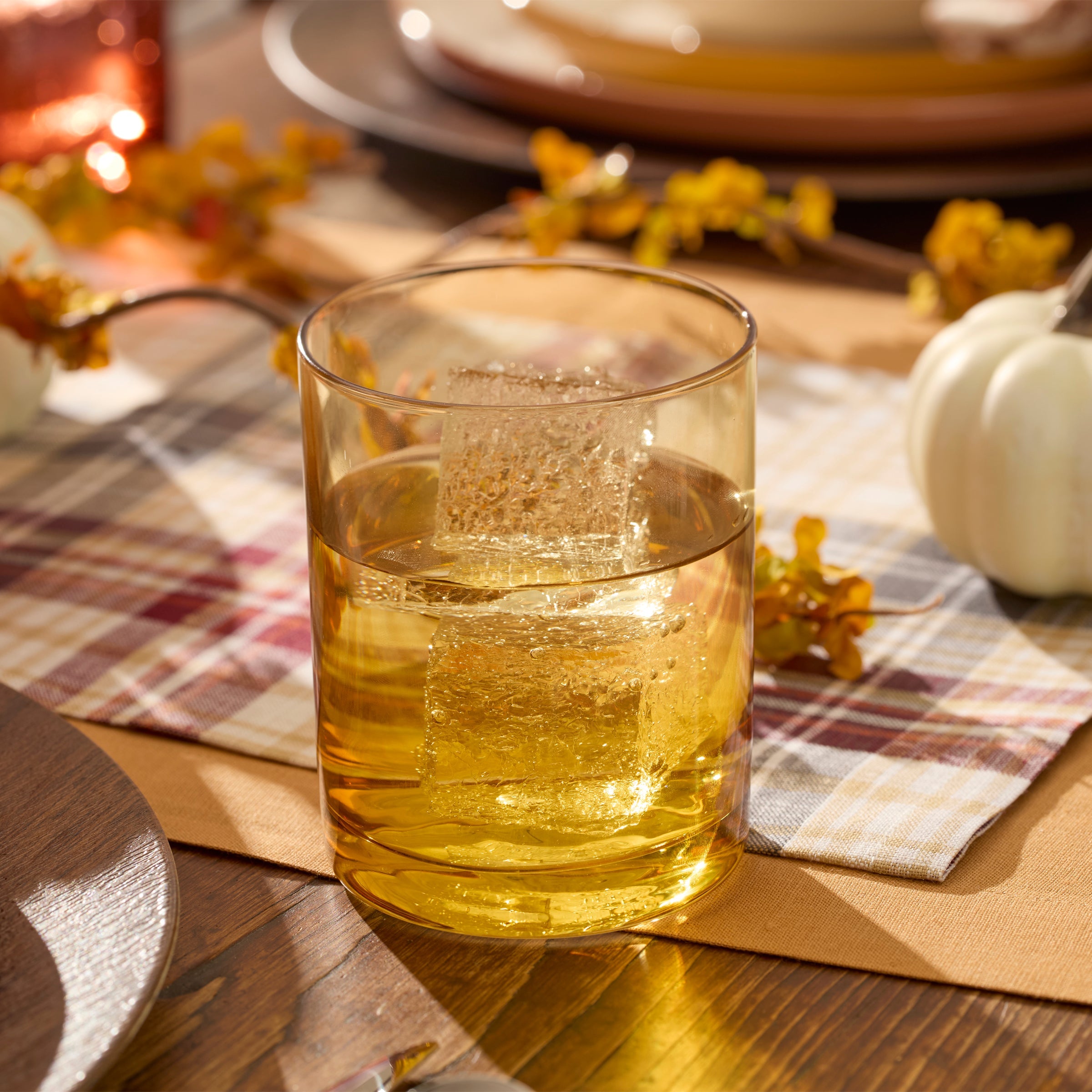 Alternative view of Golden Hour Double Old Fashion Glasses   Set Of 4