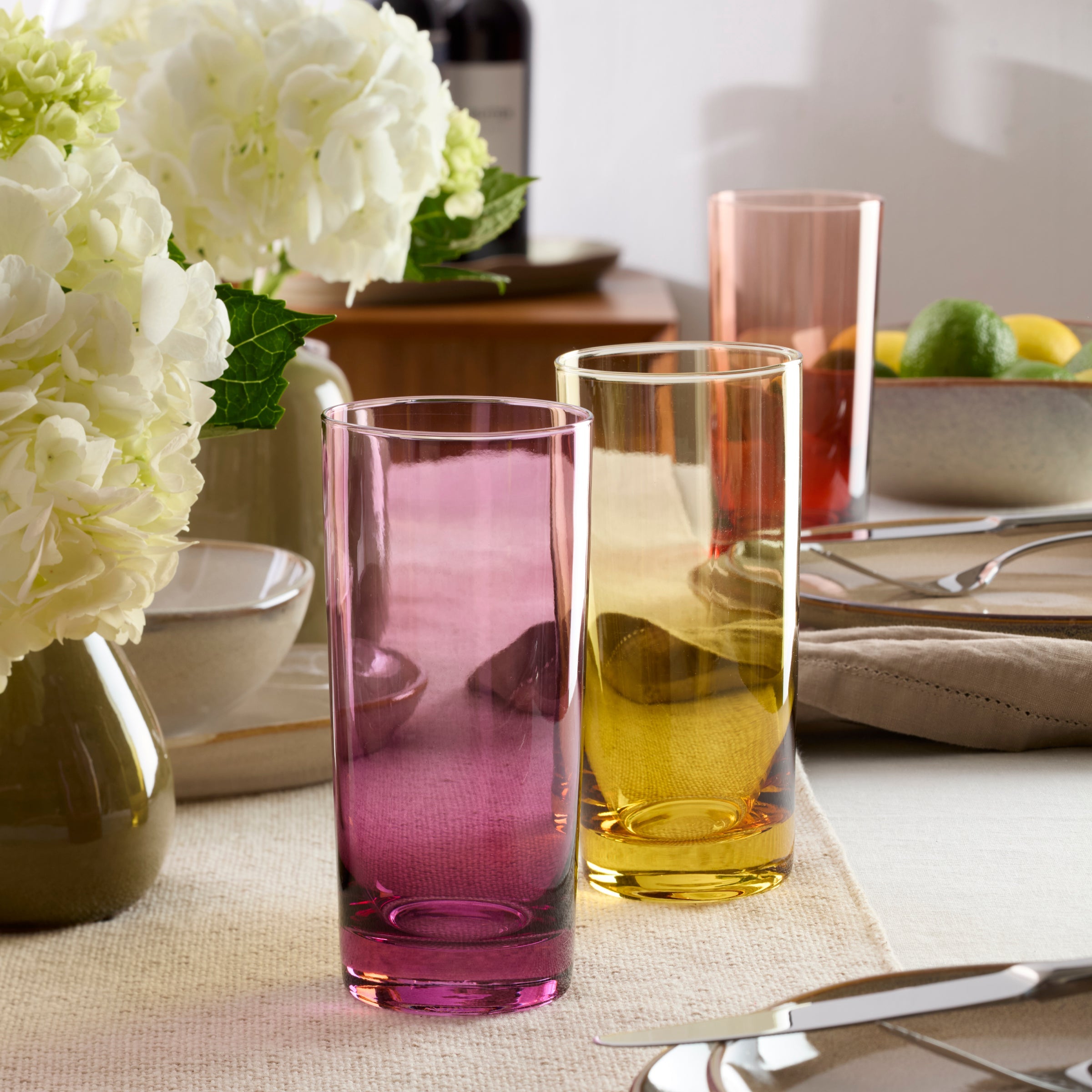 Alternative view of Golden Hour Highball Glasses   Set Of 4