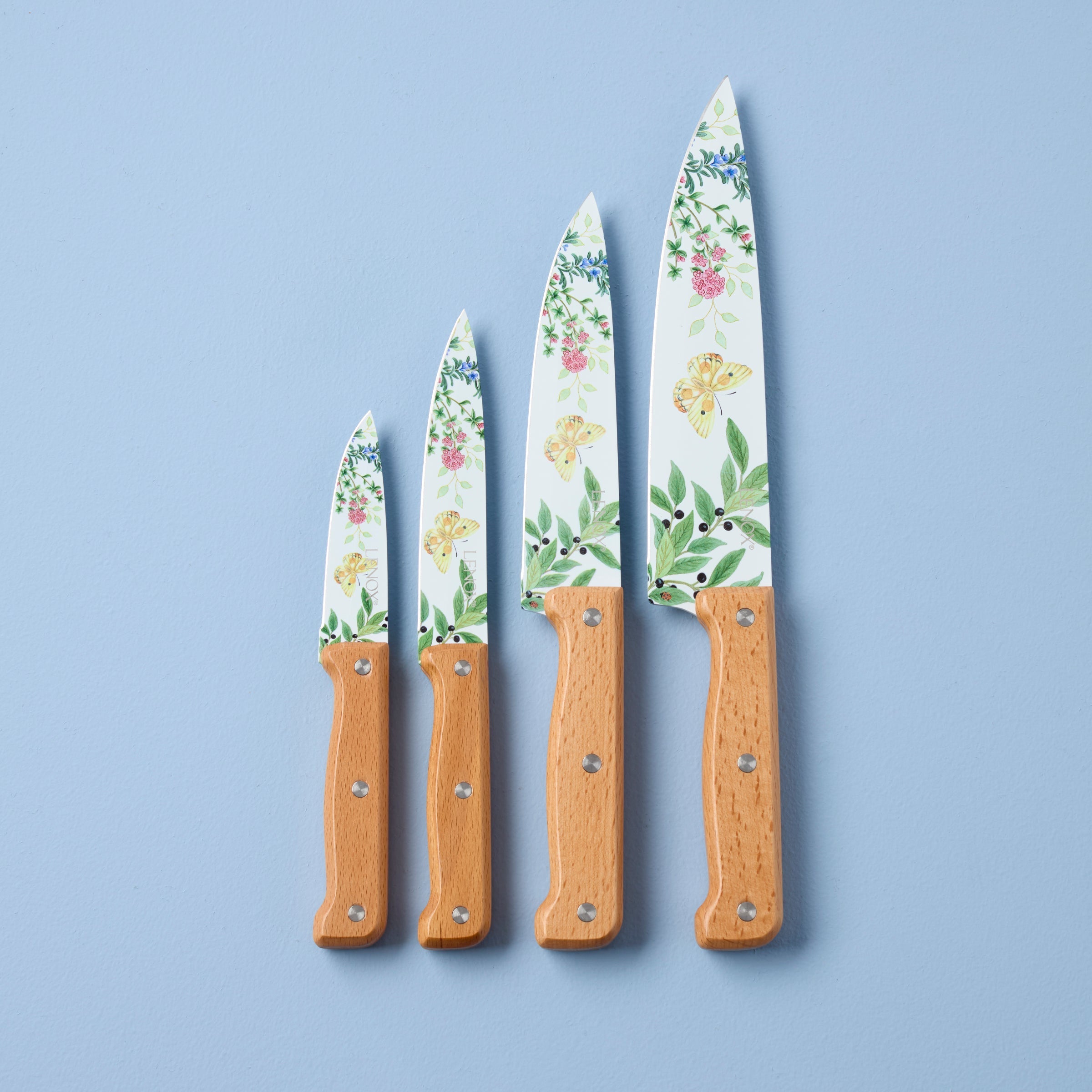 Butterfly Meadow Herbs 4 Piece Cutlery Set