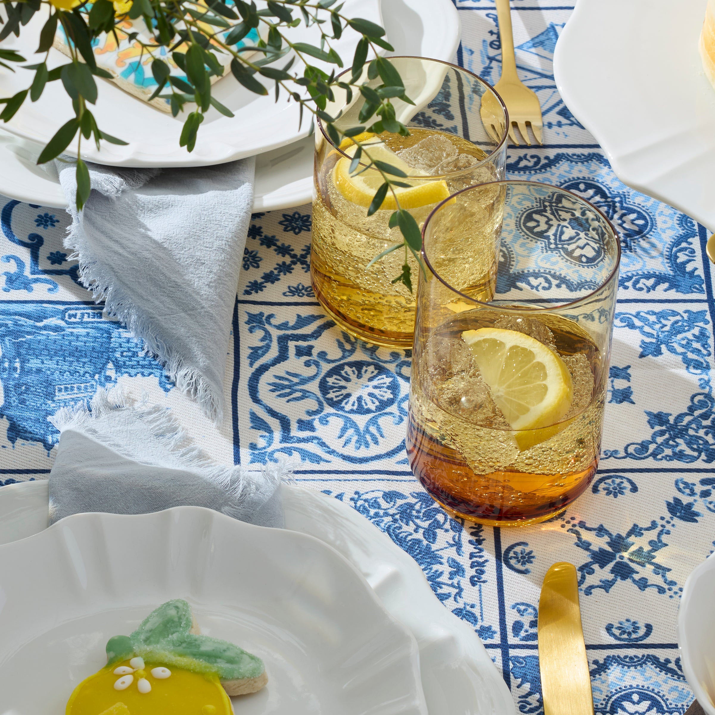 Tuscany Classics Stackable Amber Coolers Set Of 4 - Image 5