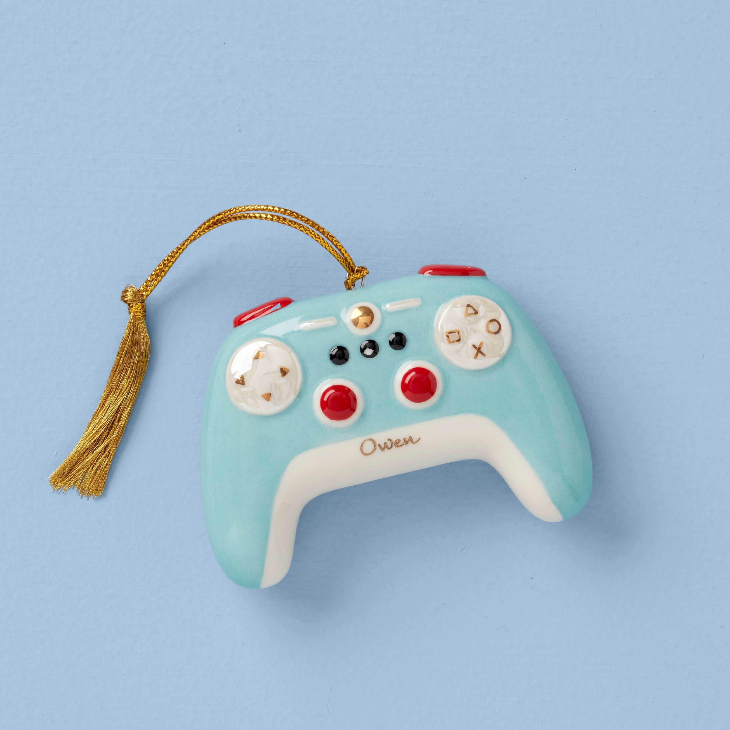Personalized Video Game Controller Ornament