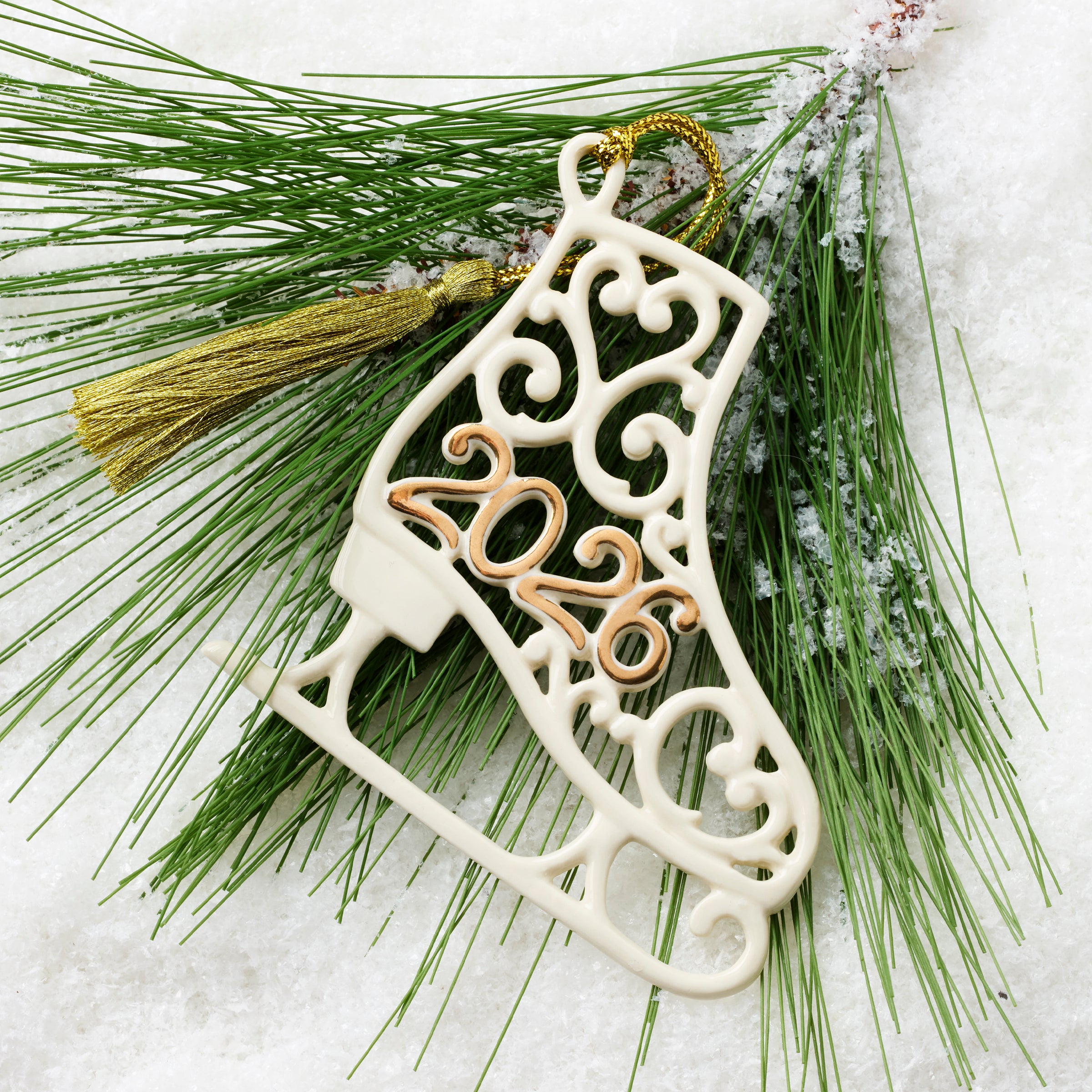 Alternative view of 2026 A Year To Remember Skate Ornament