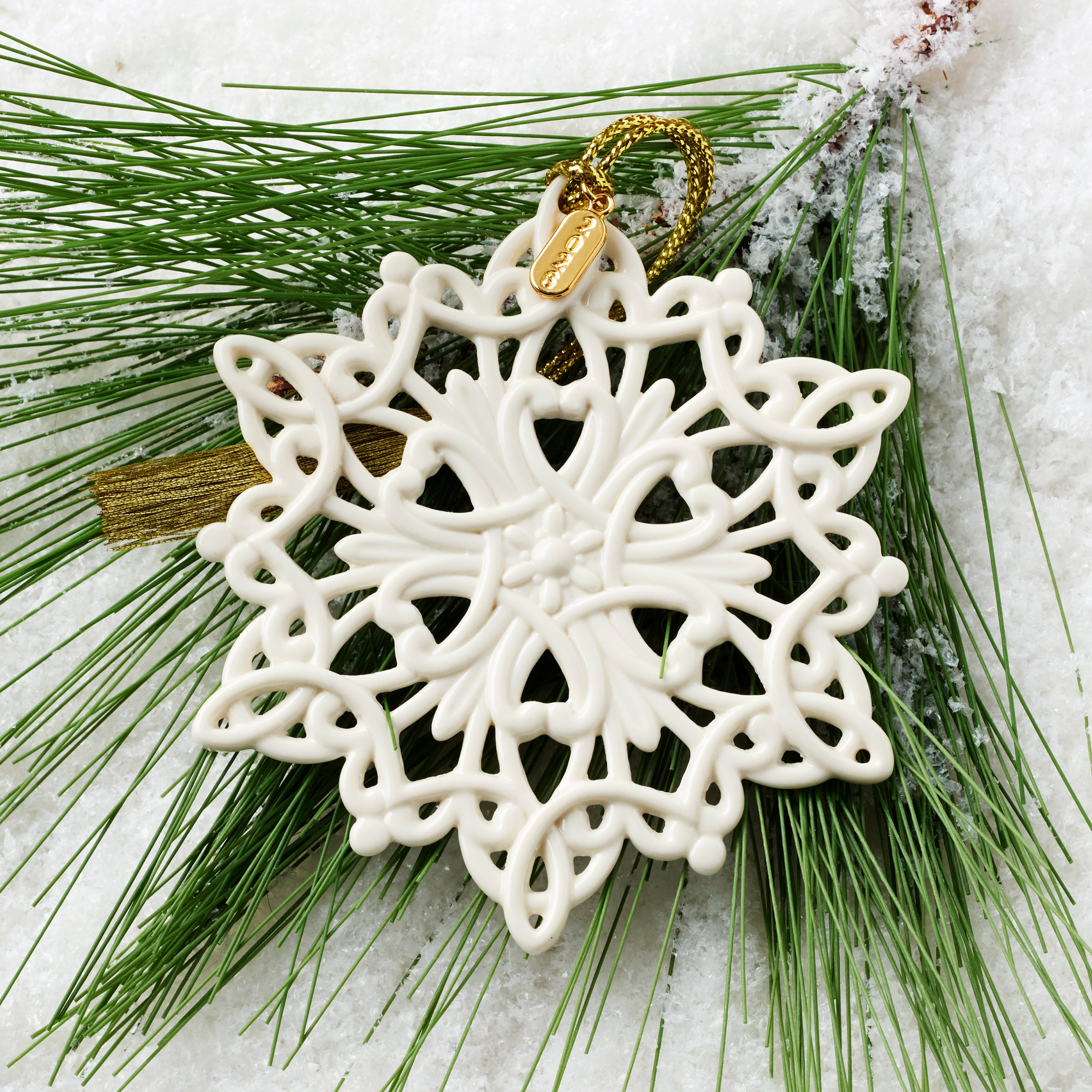 Alternative view of 2026 Snow Fantasies Snowflake Ornament