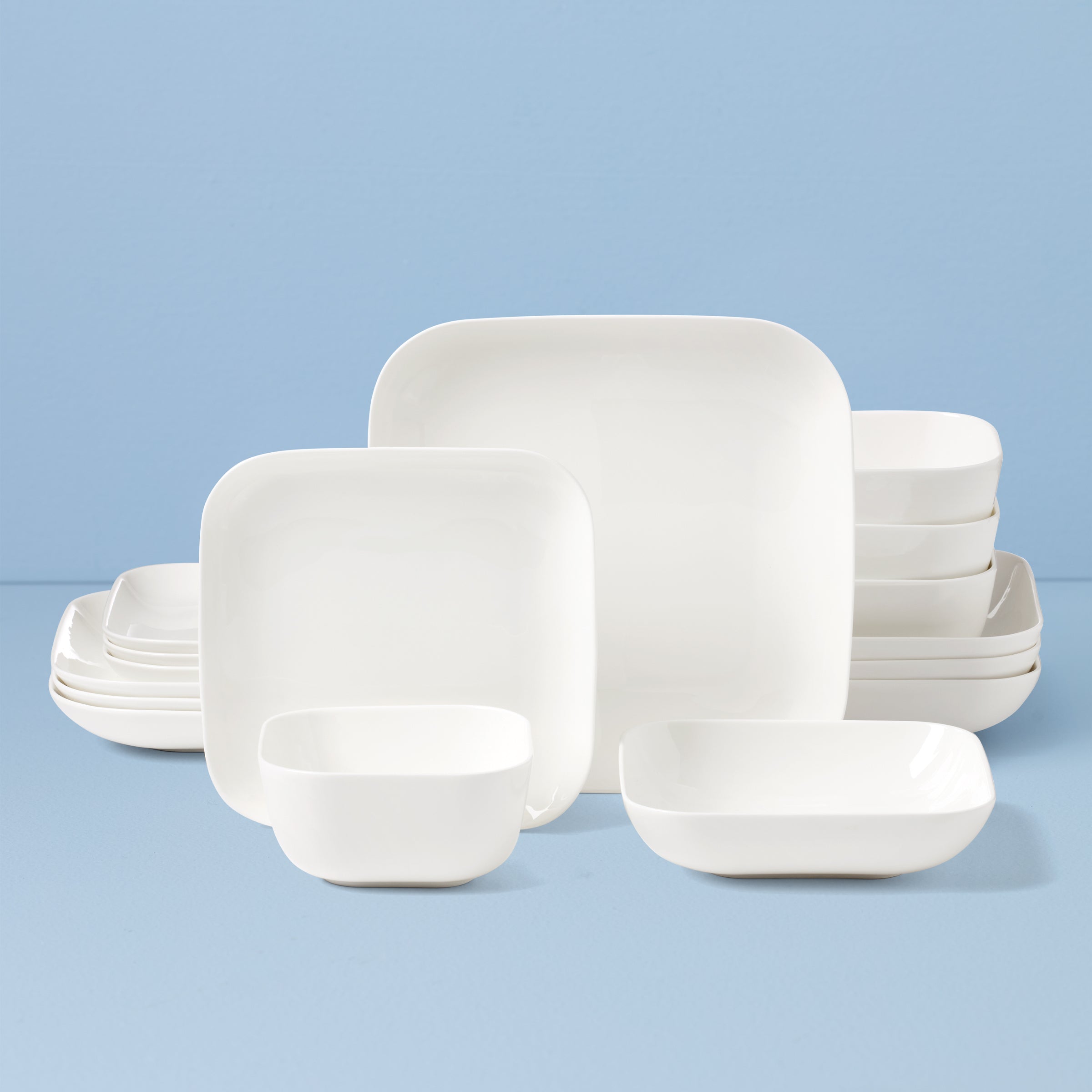 Studio 1414 Square 16 Piece Dinnerware Set