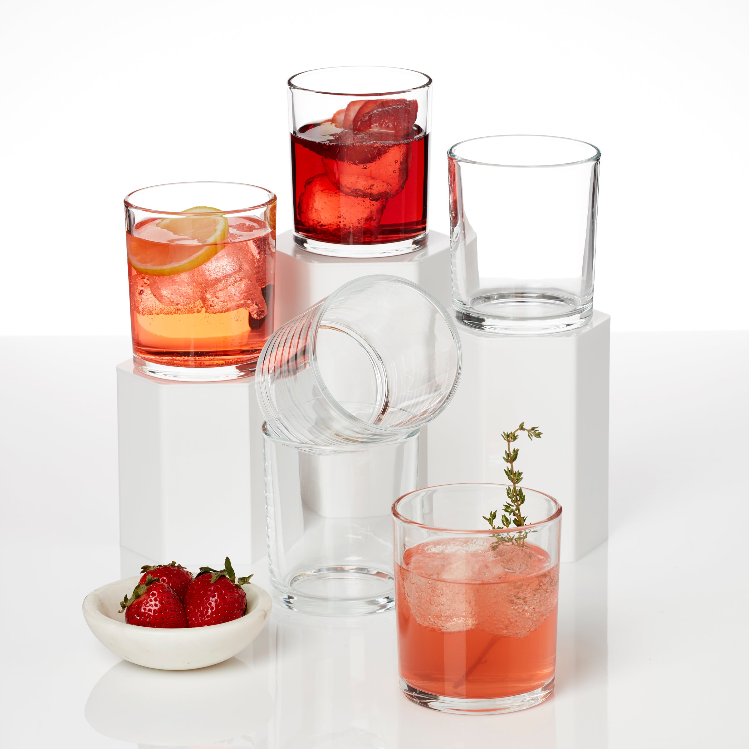 Alternative view of 24 Seven Clear Medium Tumbler   Set Of 6