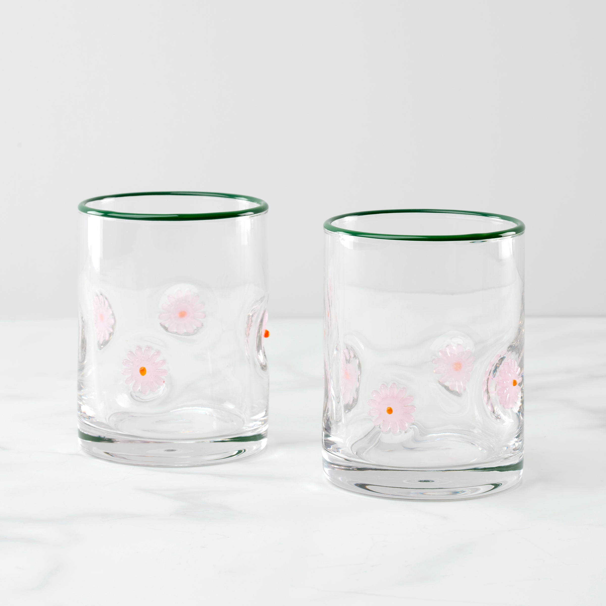 24 Seven Flower Tumbler Set of 2