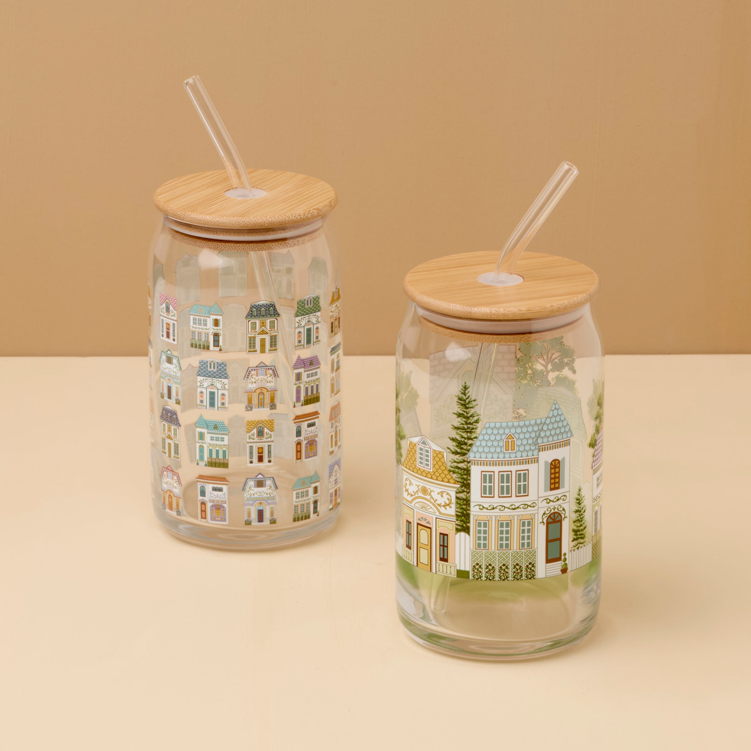 Alternative view of Lenox Spice Village Can Cooler Glasses, Set of 2