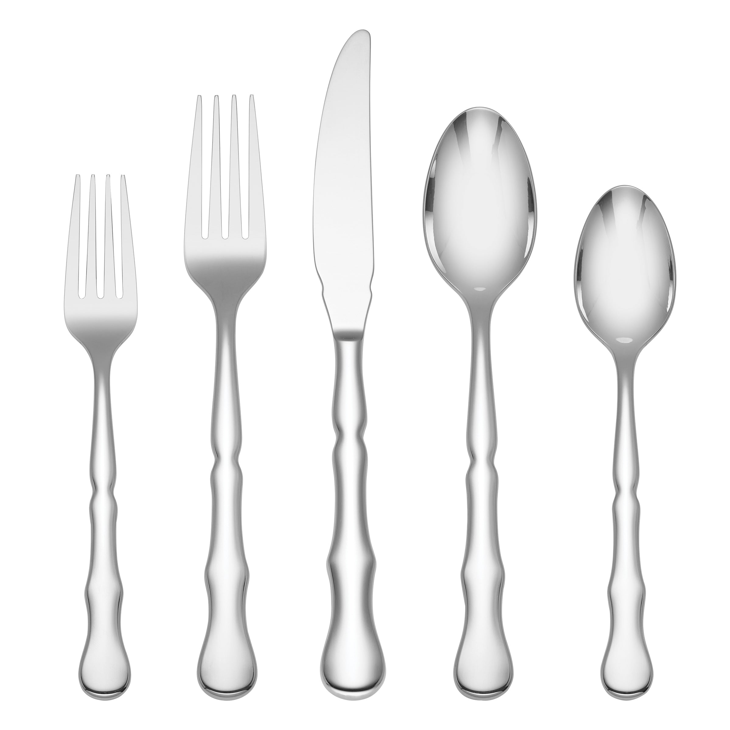 Amaryllis Mirror 20 Piece Flatware Set