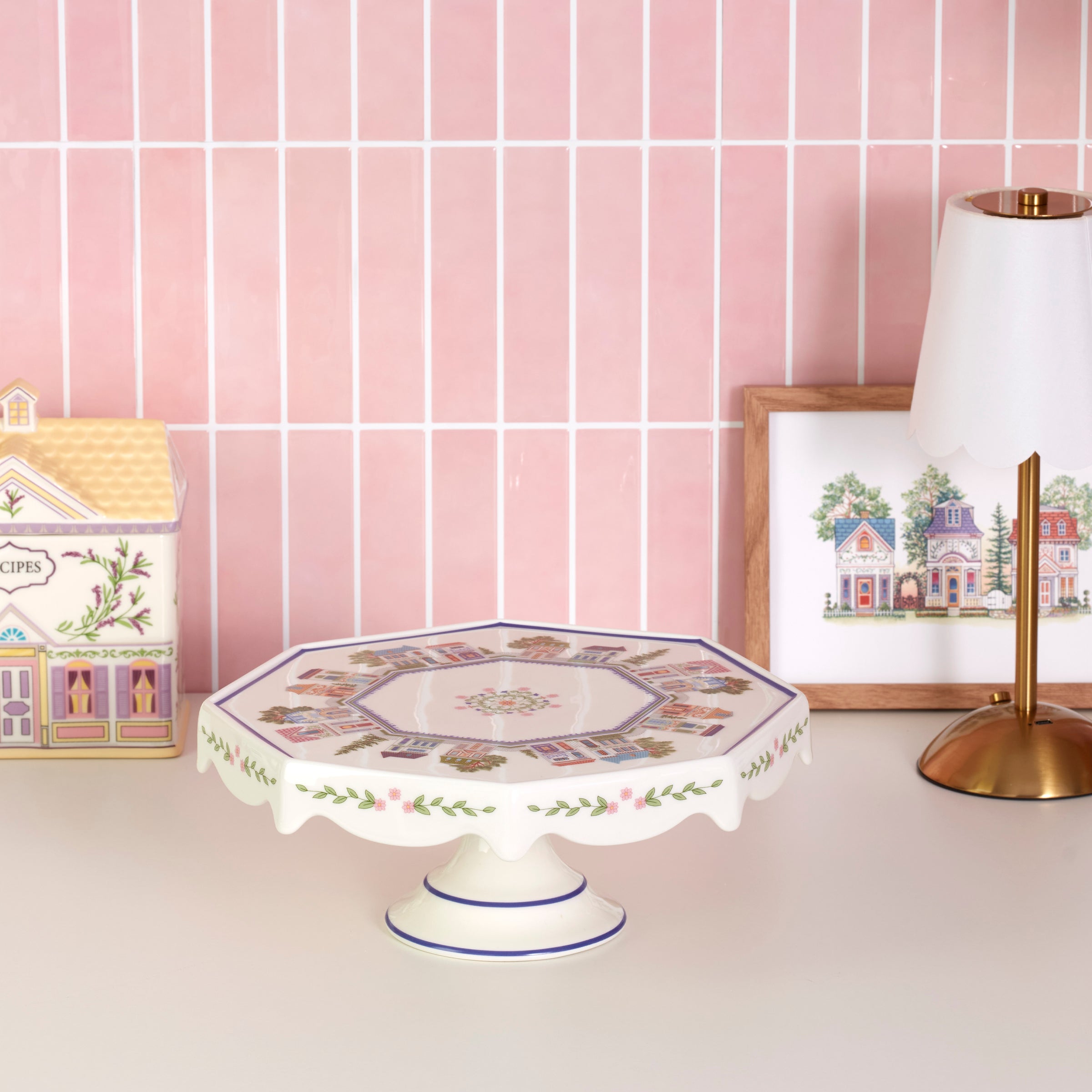 Lenox Spice Village Cake Plate - Image 3