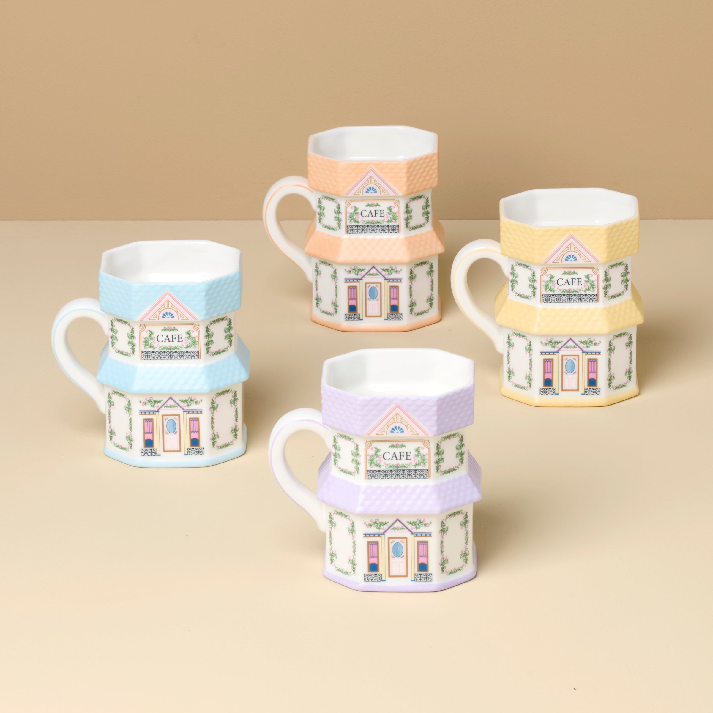 Alternative view of Lenox Spice Village Mugs, Set of 4