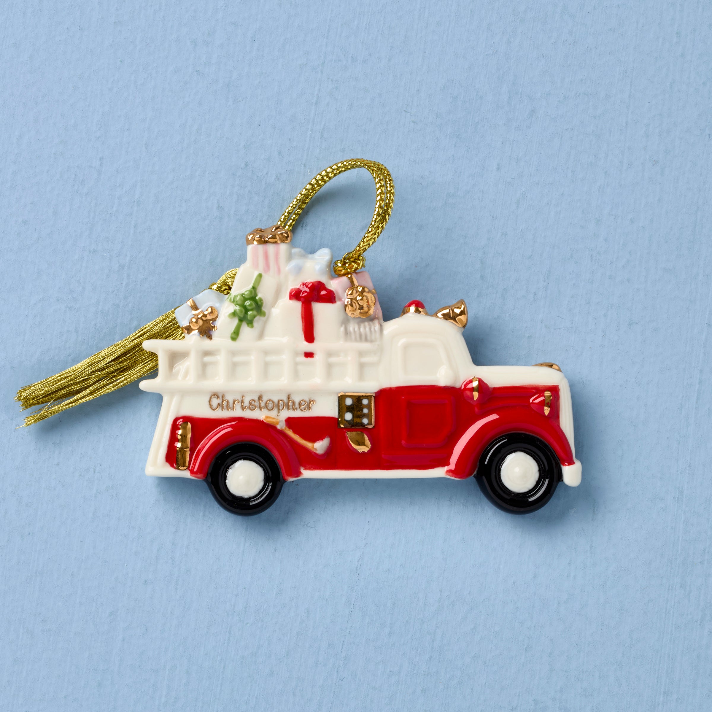 Personalized My Firetruck Ornament