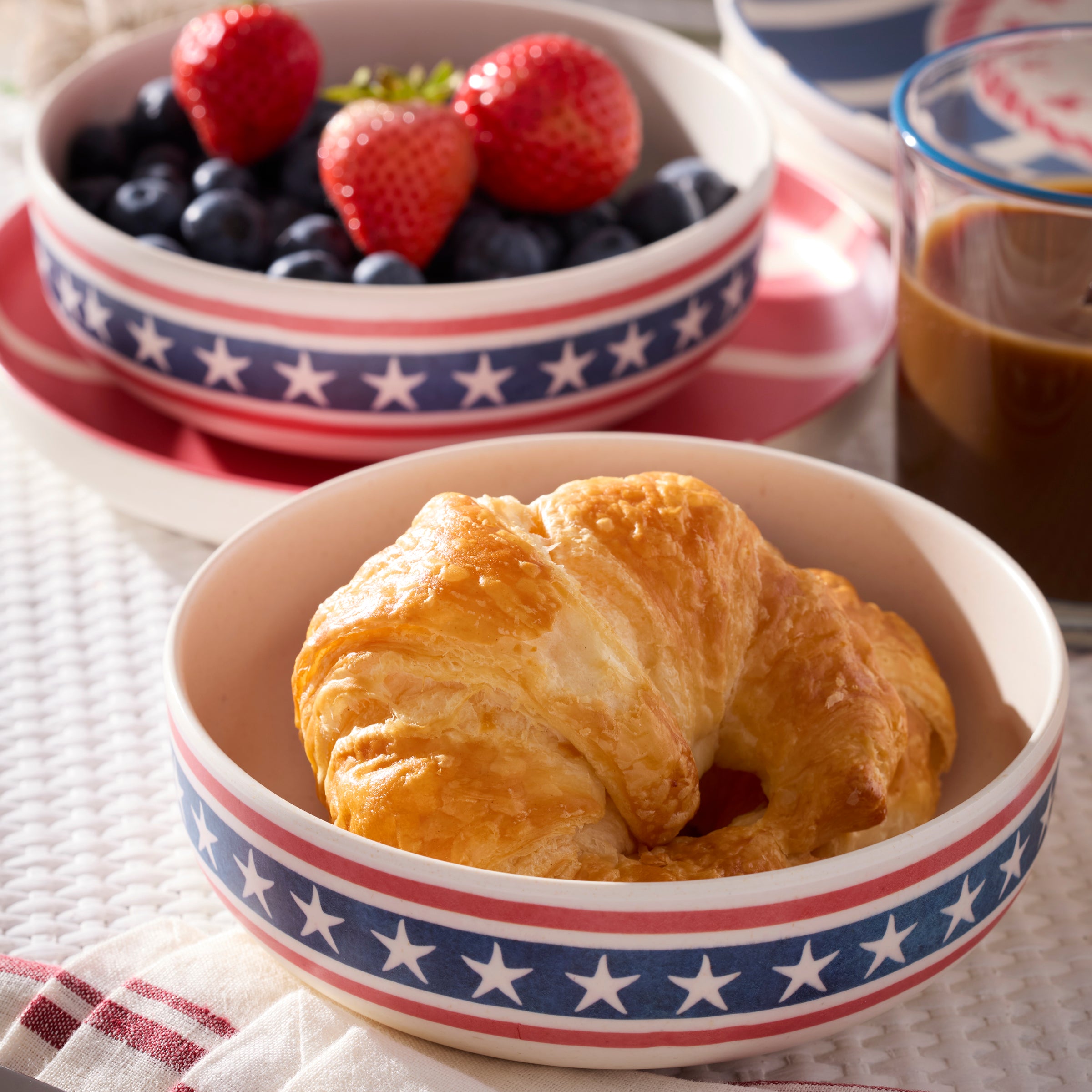 24 Seven Melamine Nautical 24 Piece Dinnerware Set - Image 4