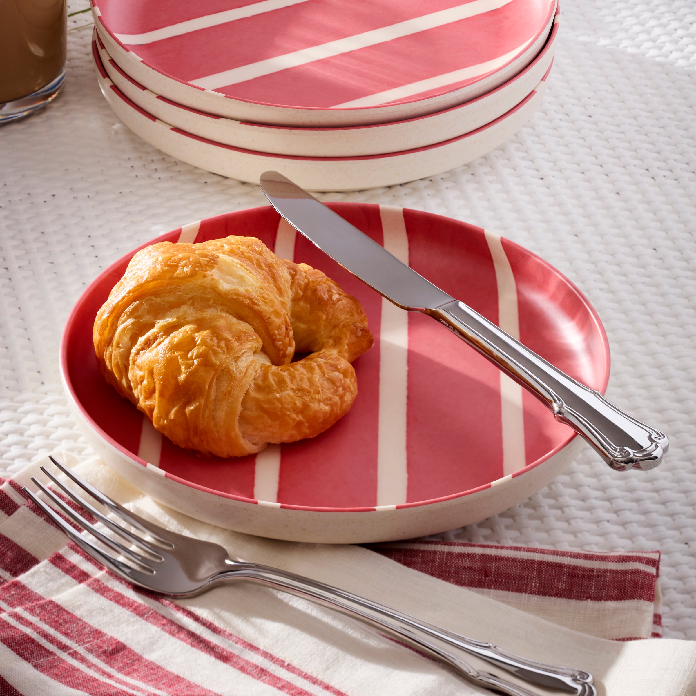 24 Seven Melamine Nautical 24 Piece Dinnerware Set - Image 3