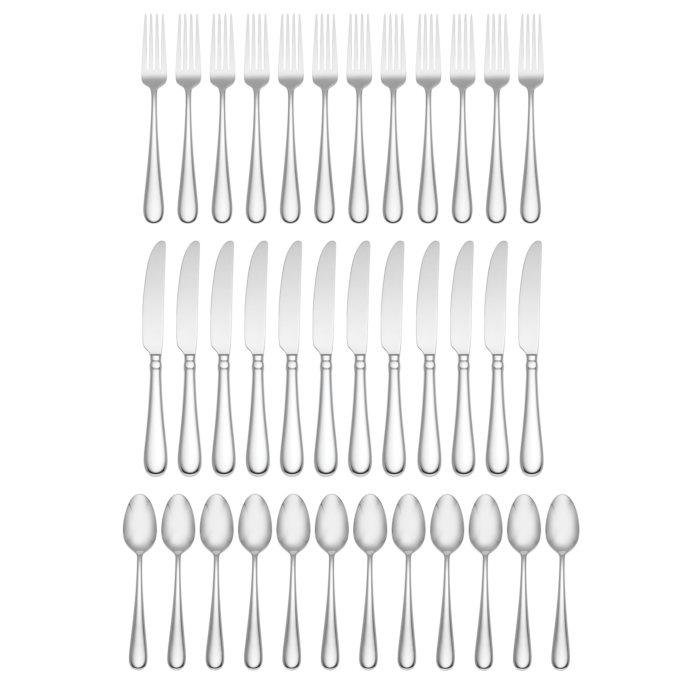 Alternative view of Studio 1414 Mirror 36 Piece Flatware Set