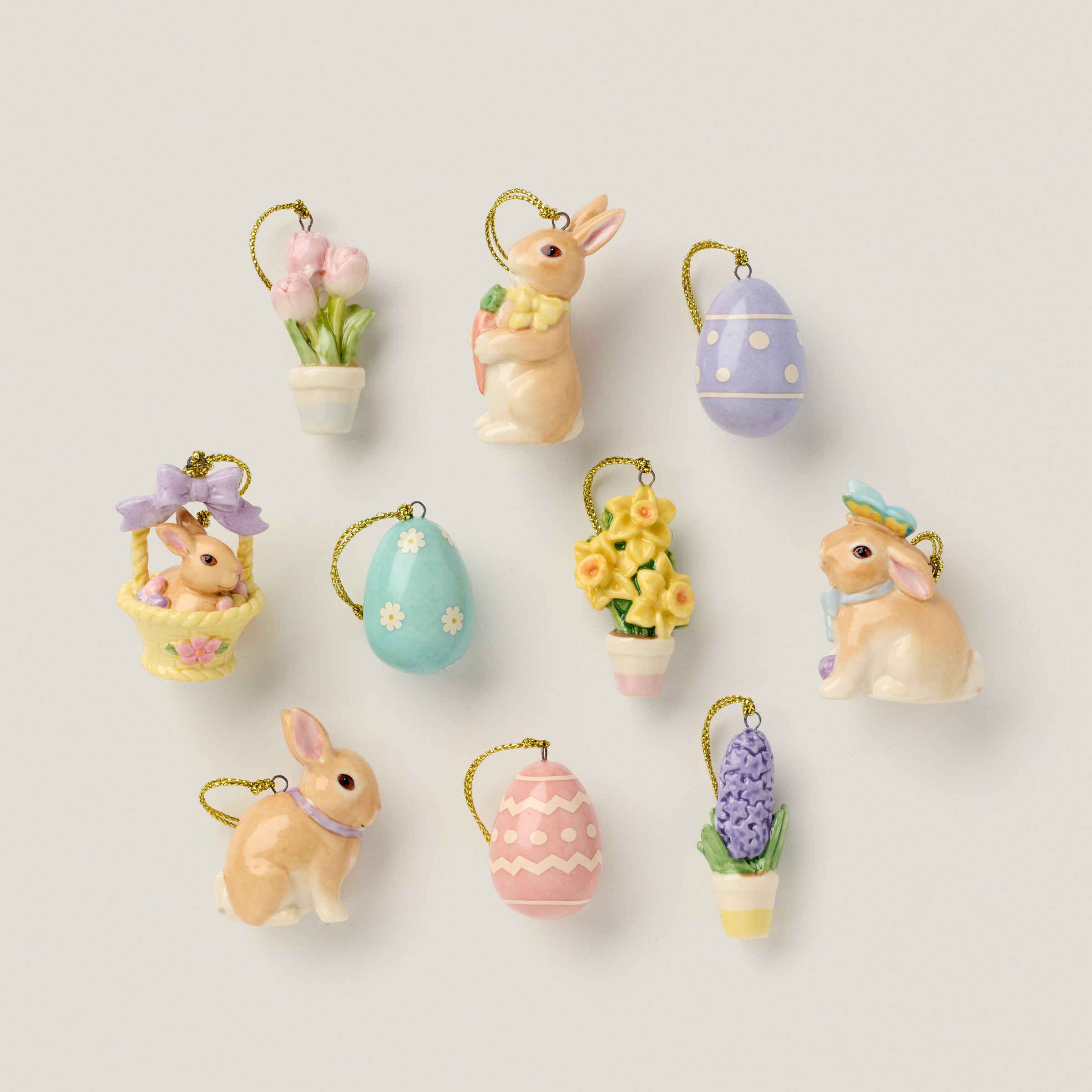 Easter Celebration 10 Piece Mini Ornament Set