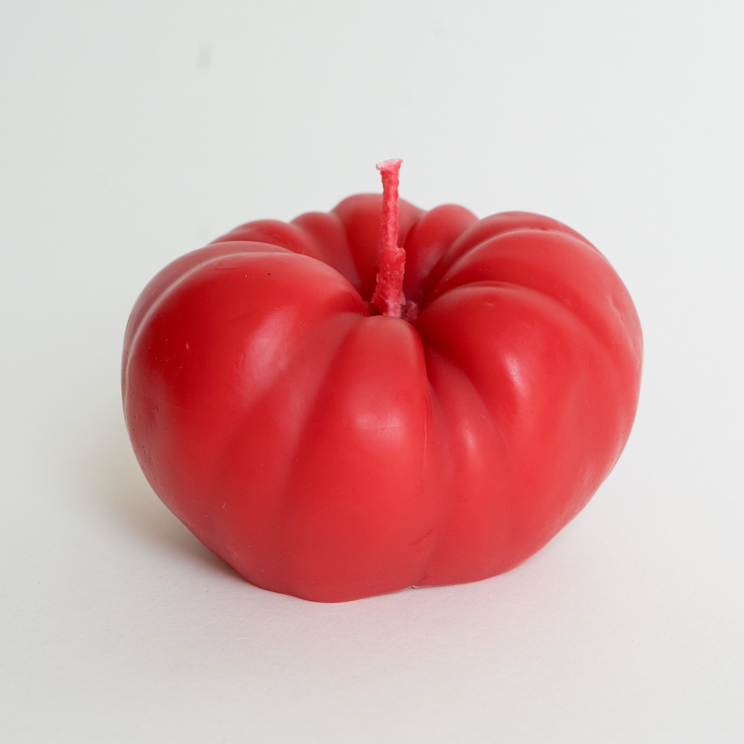 Large Red Heirloom Tomato Beeswax Candle