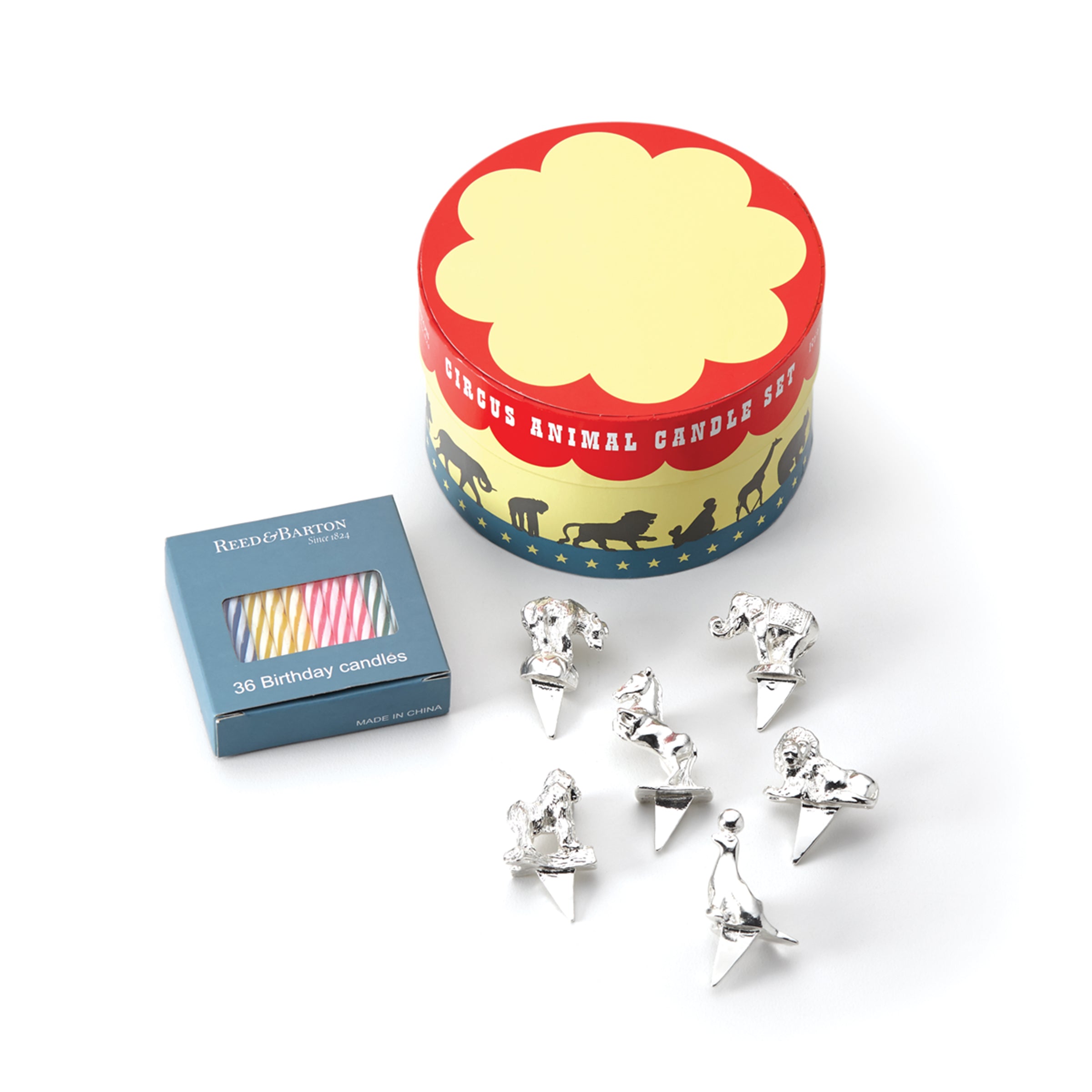 Alternative view of Let's Celebrate 6 Piece Circus Candle Set
