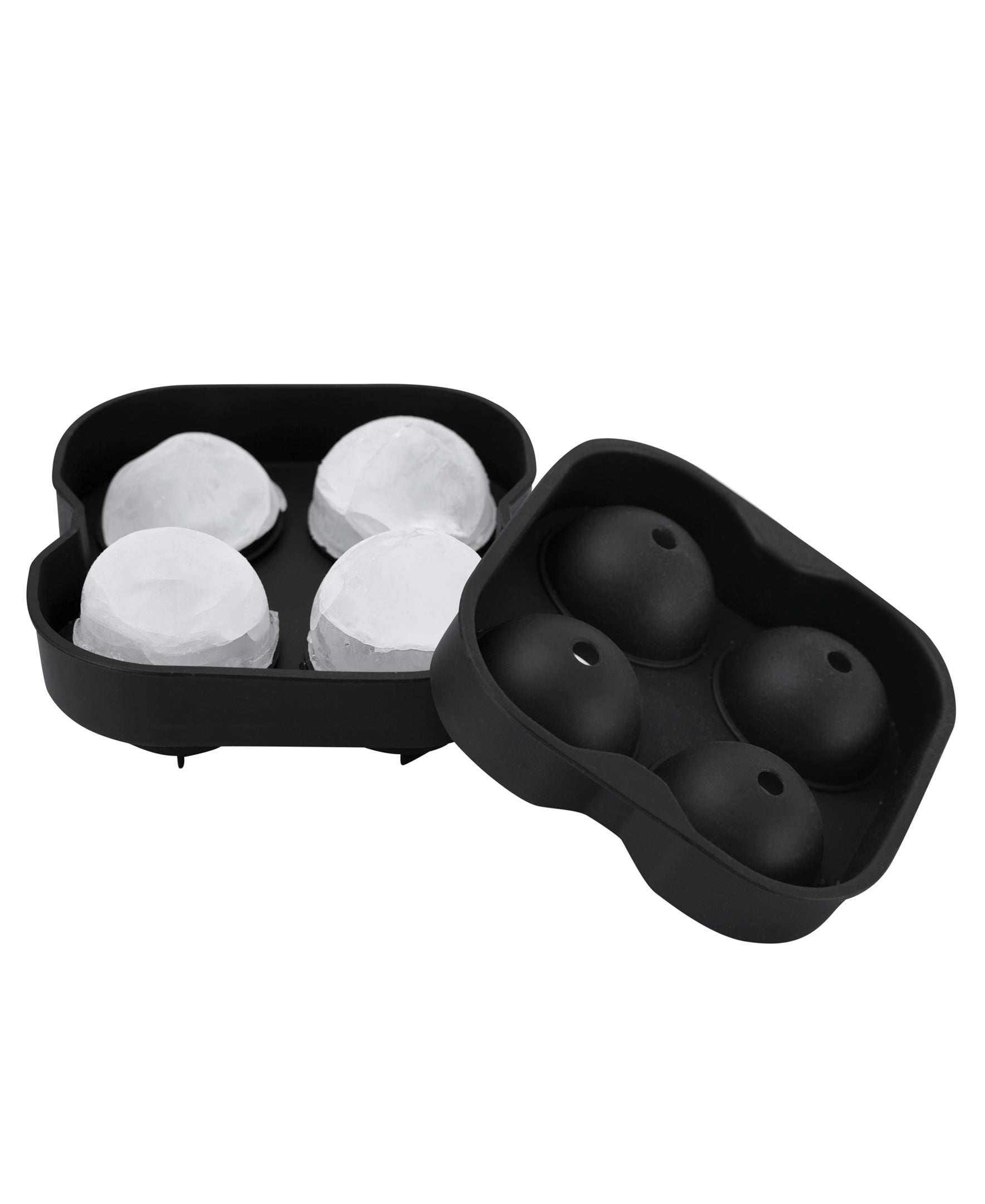 Black Round Silicone XL Ice Mold