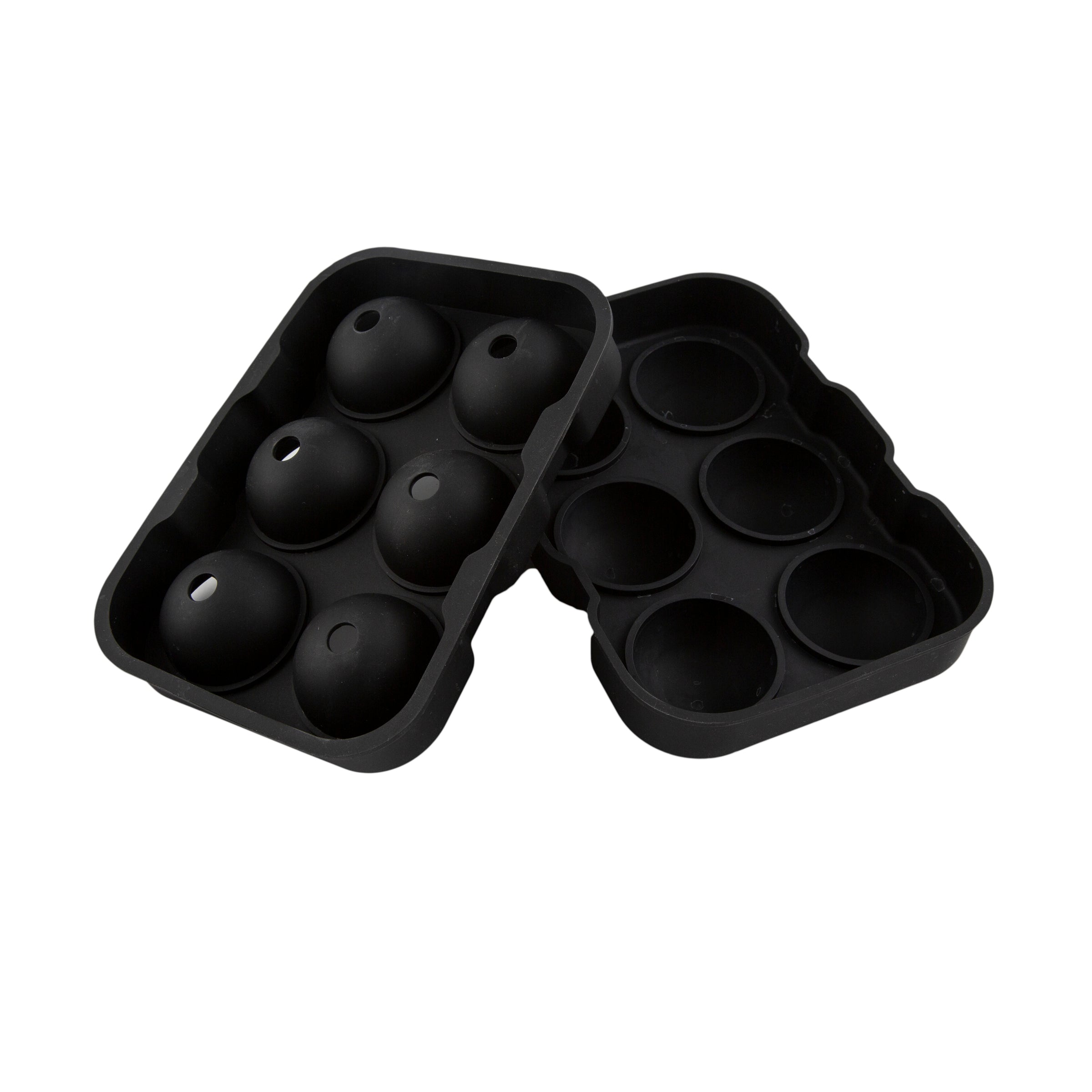 Alternative view of Black Round Silicone Ice Mold