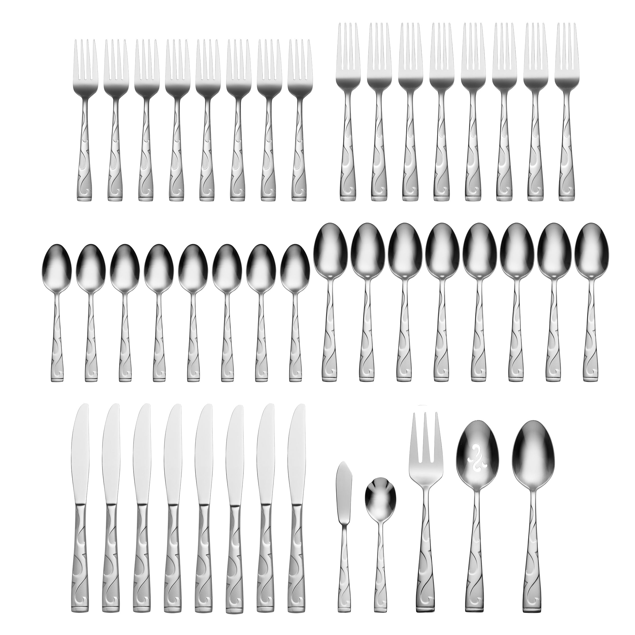 Alternative view of Tuscany 45 Piece Flatware Set