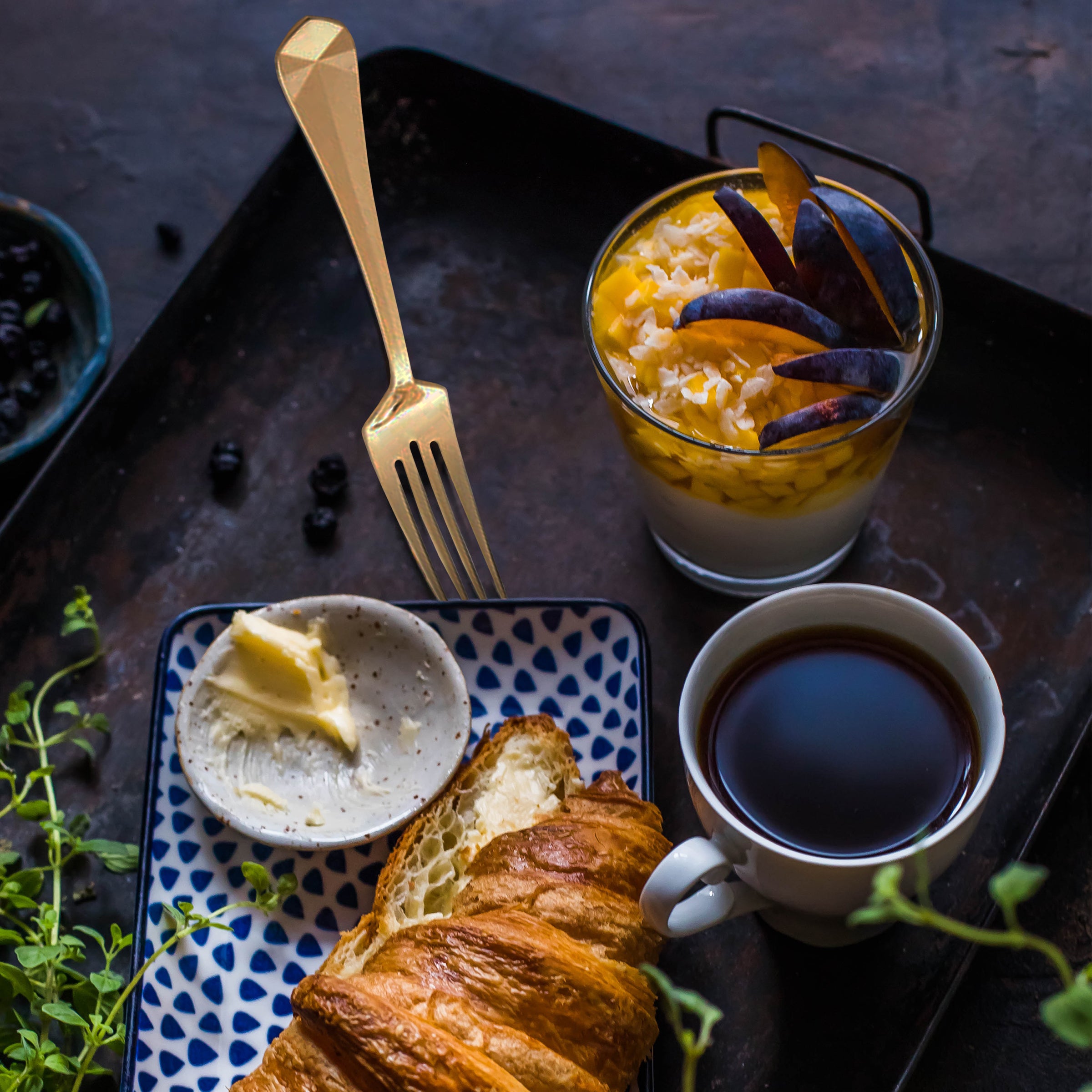 Belvoir Full Gold 18/10 5 Piece Set - Image 4