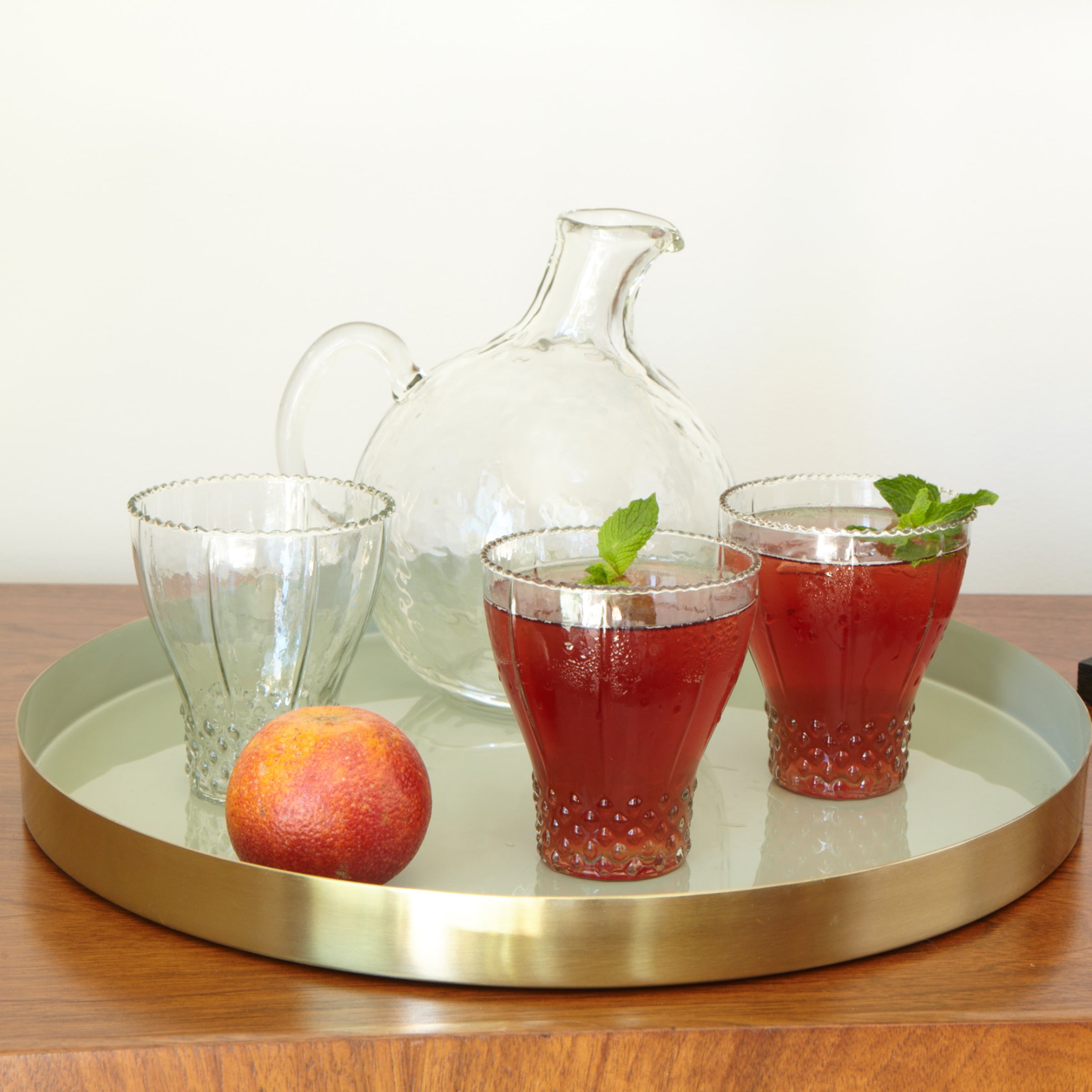 Alternative view of Ruffle Bell Glasses, Set of 4