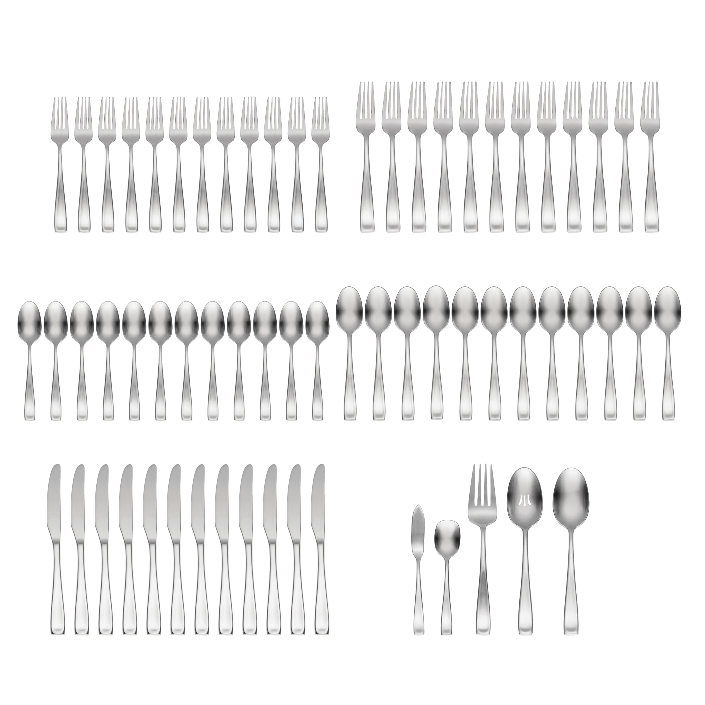Alternative view of Moda Satin 65 Piece Flatware Set