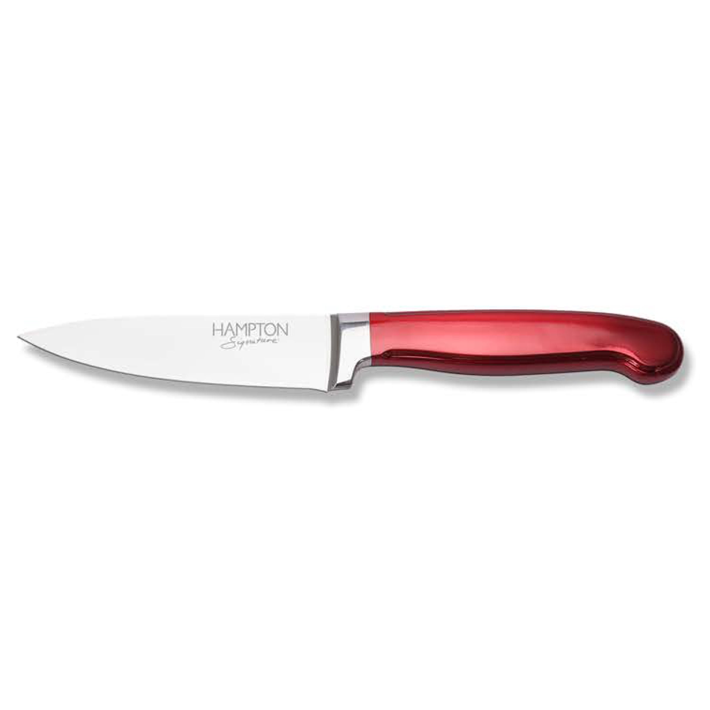 Rorik Red 3.5" Paring Knife with Clear Blade Guard